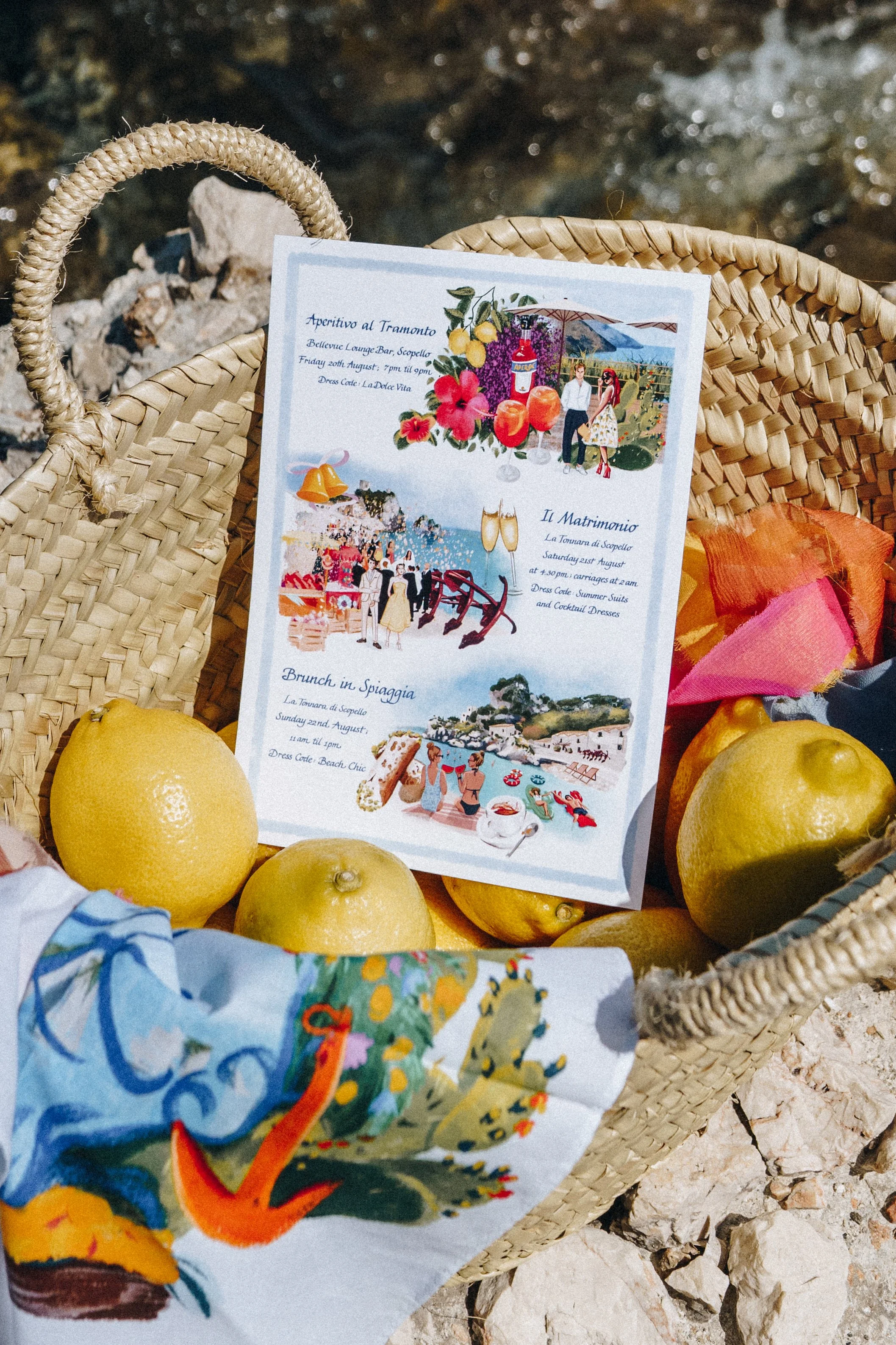 Tallulah + Richard’s colourful la dolce vita style wedding in Sicily ...