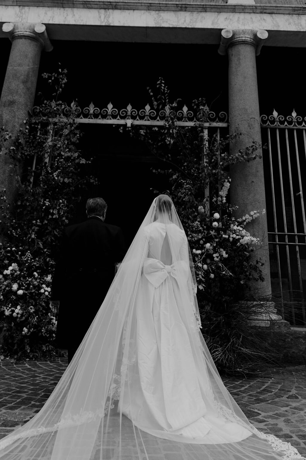 🤍 REAL WEDDING: Anna &amp; Giorgio's romantic Roman wedding 🤍

&ldquo;A year before the wedding, my mother brought down her 1989 silk taffeta wedding dress from the attic. We had never seen it before as she believed it had been ruined by the dry cl