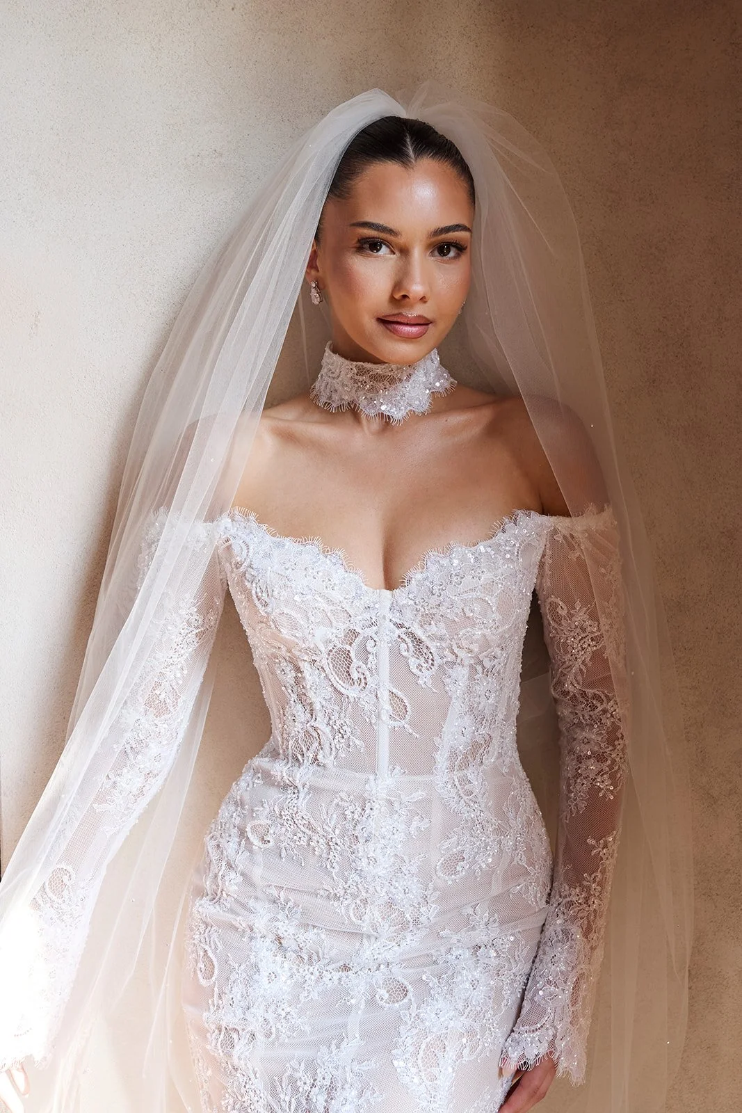 Australian bride ay Italian wedding in couture Berta gown