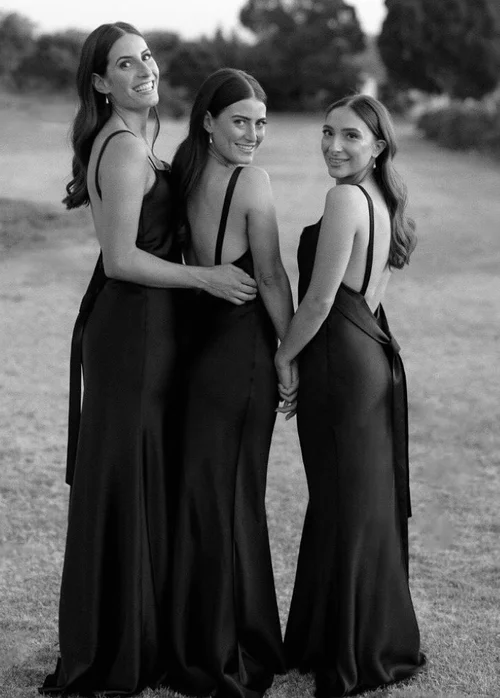hexie bridesmaid dresses Susie High Neck Bridesmaids Dress