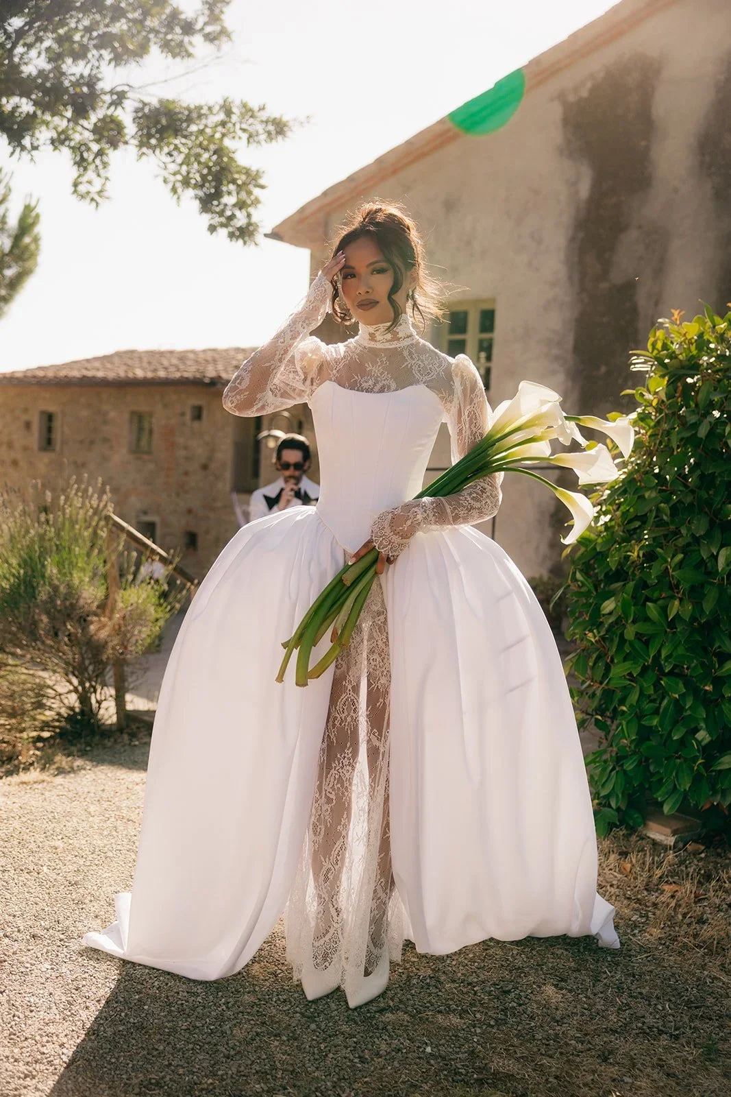 Kristina + William’s fashion-led wedding in Tuscany