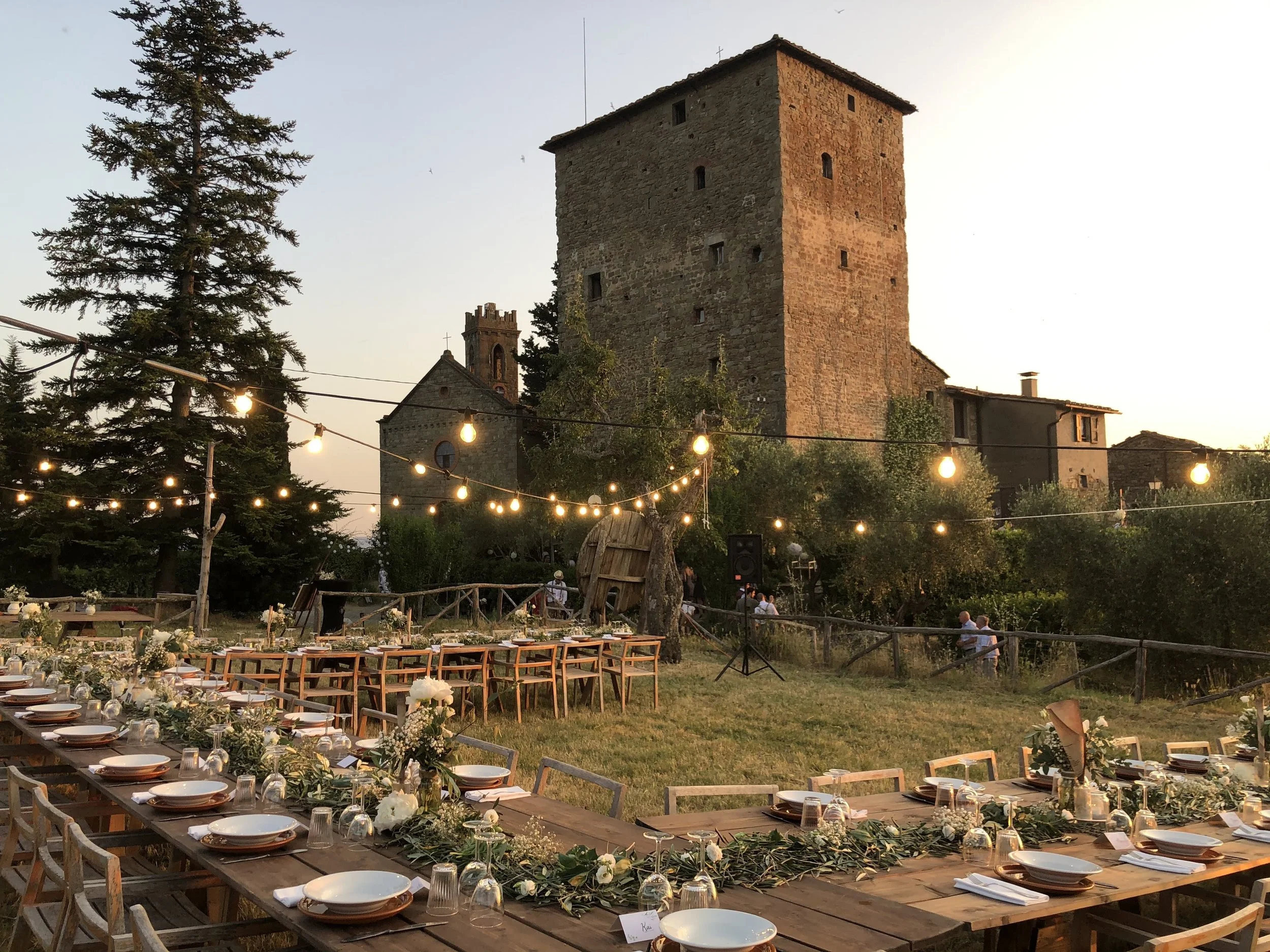 The Tuscan hilltop castle made for once-in-a-lifetime wedding weekends