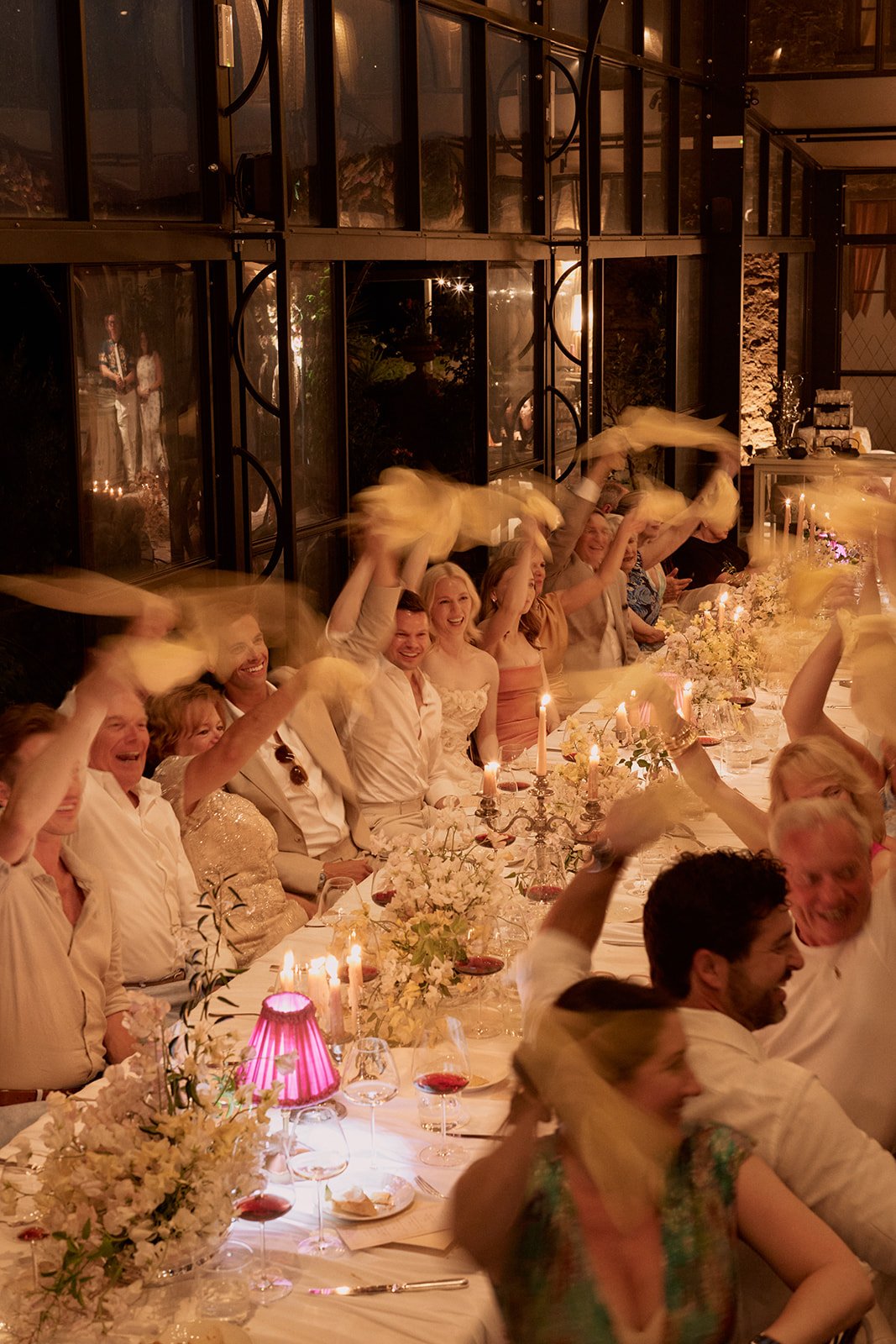 A delightfully delicate, all American affair in a Tuscan Relais
