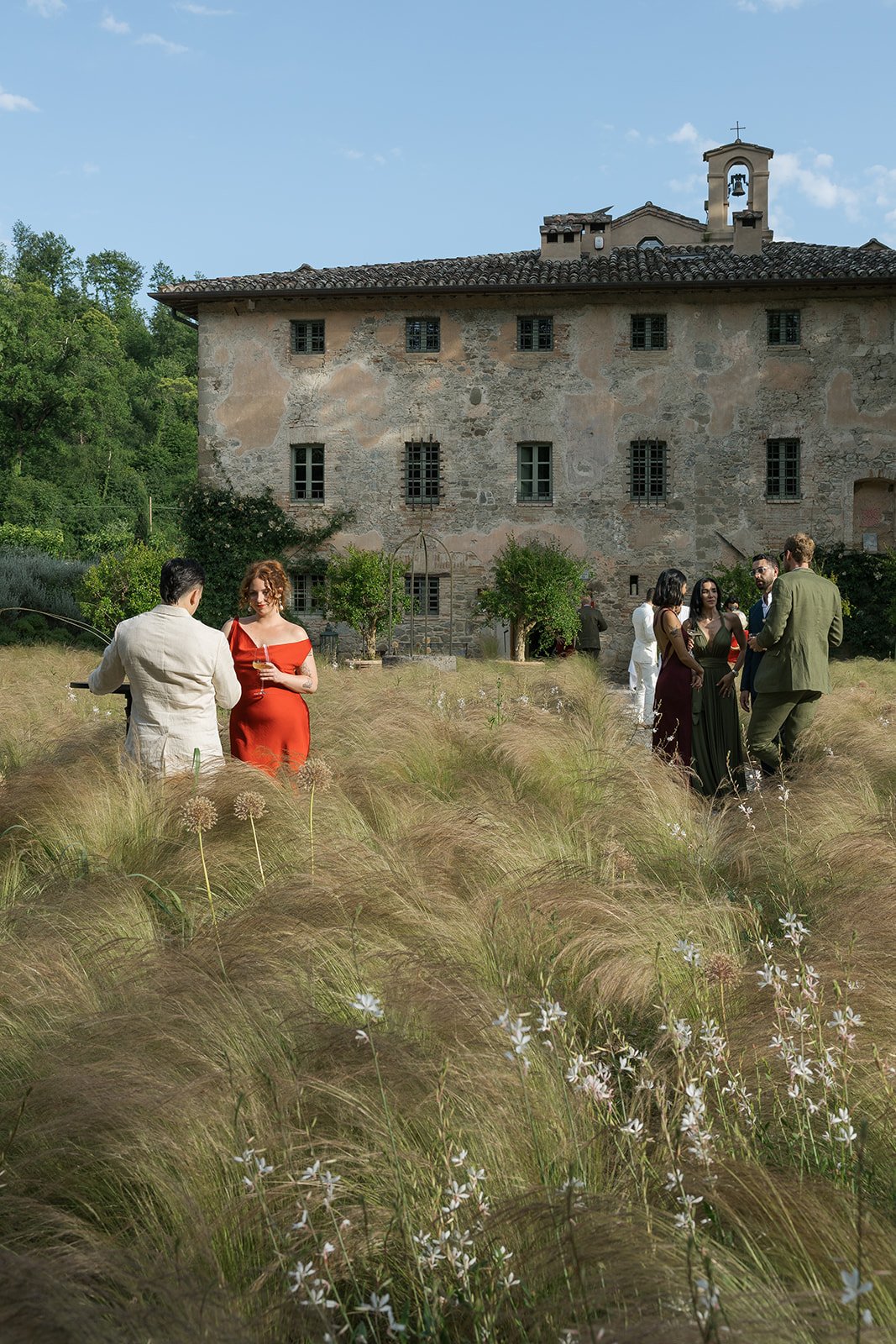 Cocktail hour at Vocabolo Moscatelli