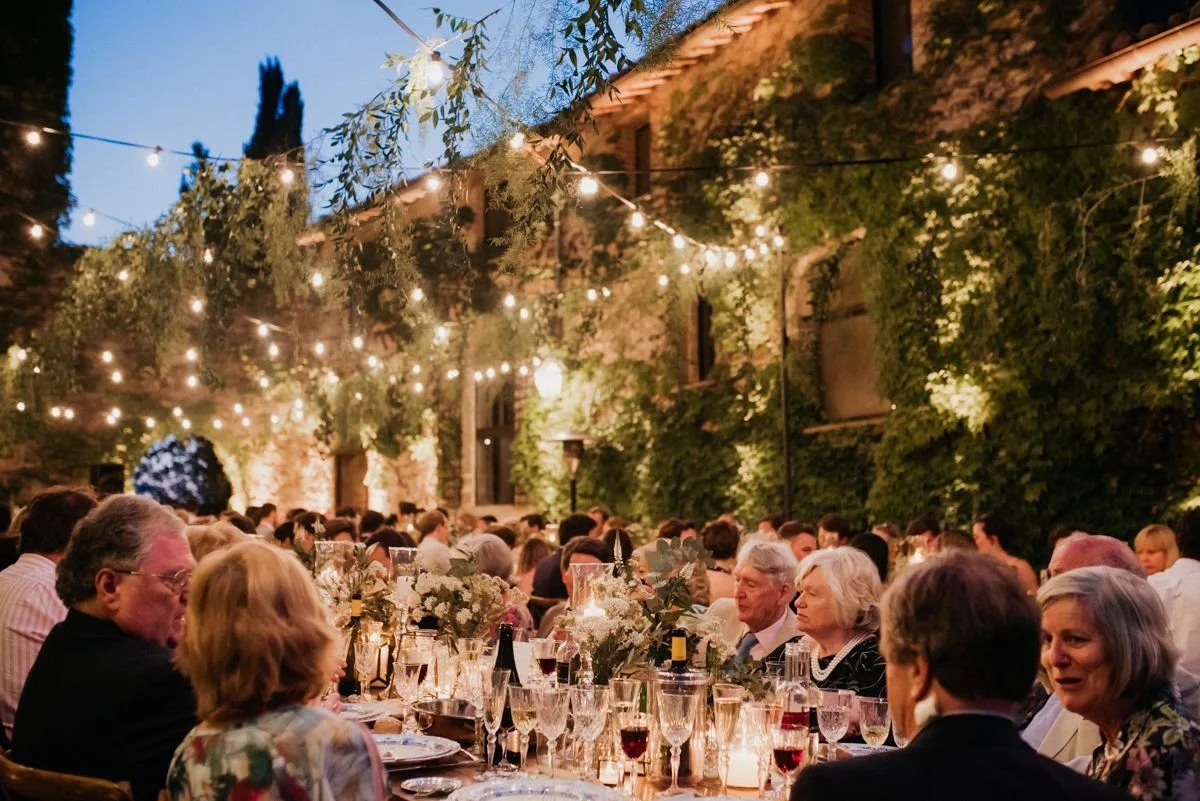 Borgo Bastia Creti Umbrian courtyard wedding venue in Italy