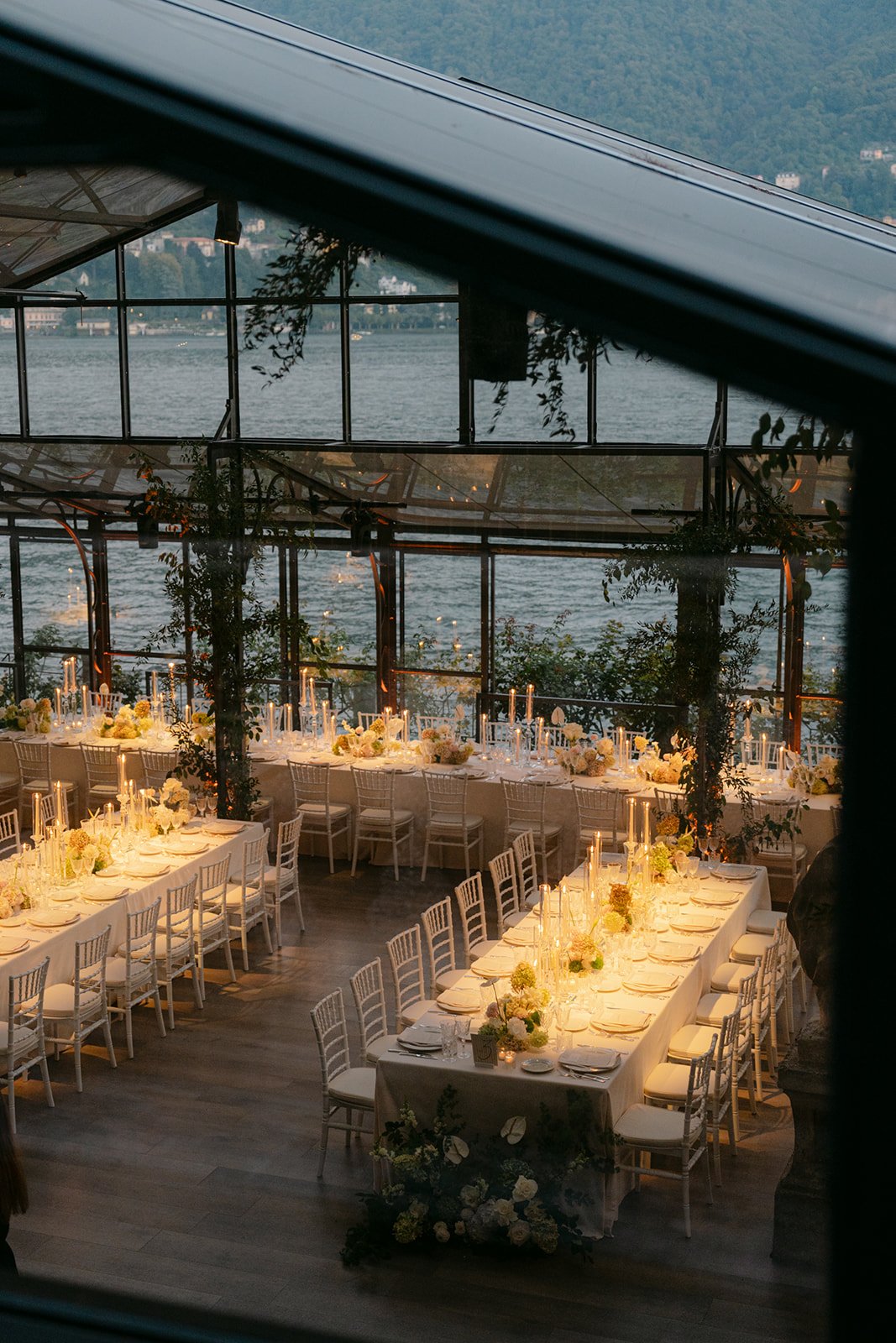 Villa Pizzo candlelit dinner wedding table styling inspo