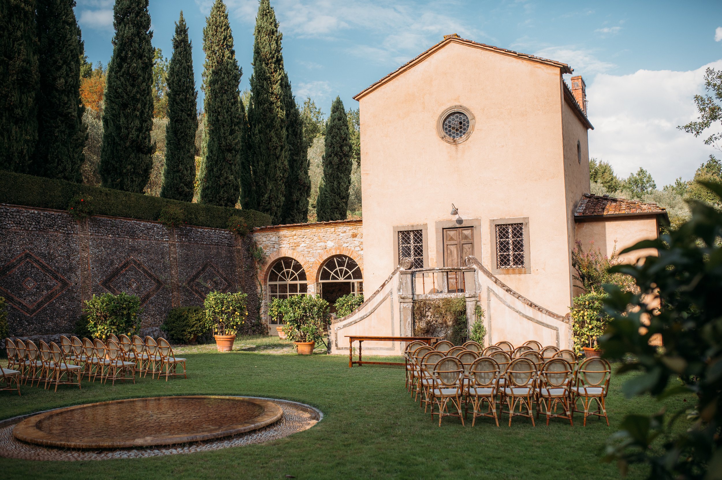 Wedding Venue Tuscany, Villa Catureglio — La Lista