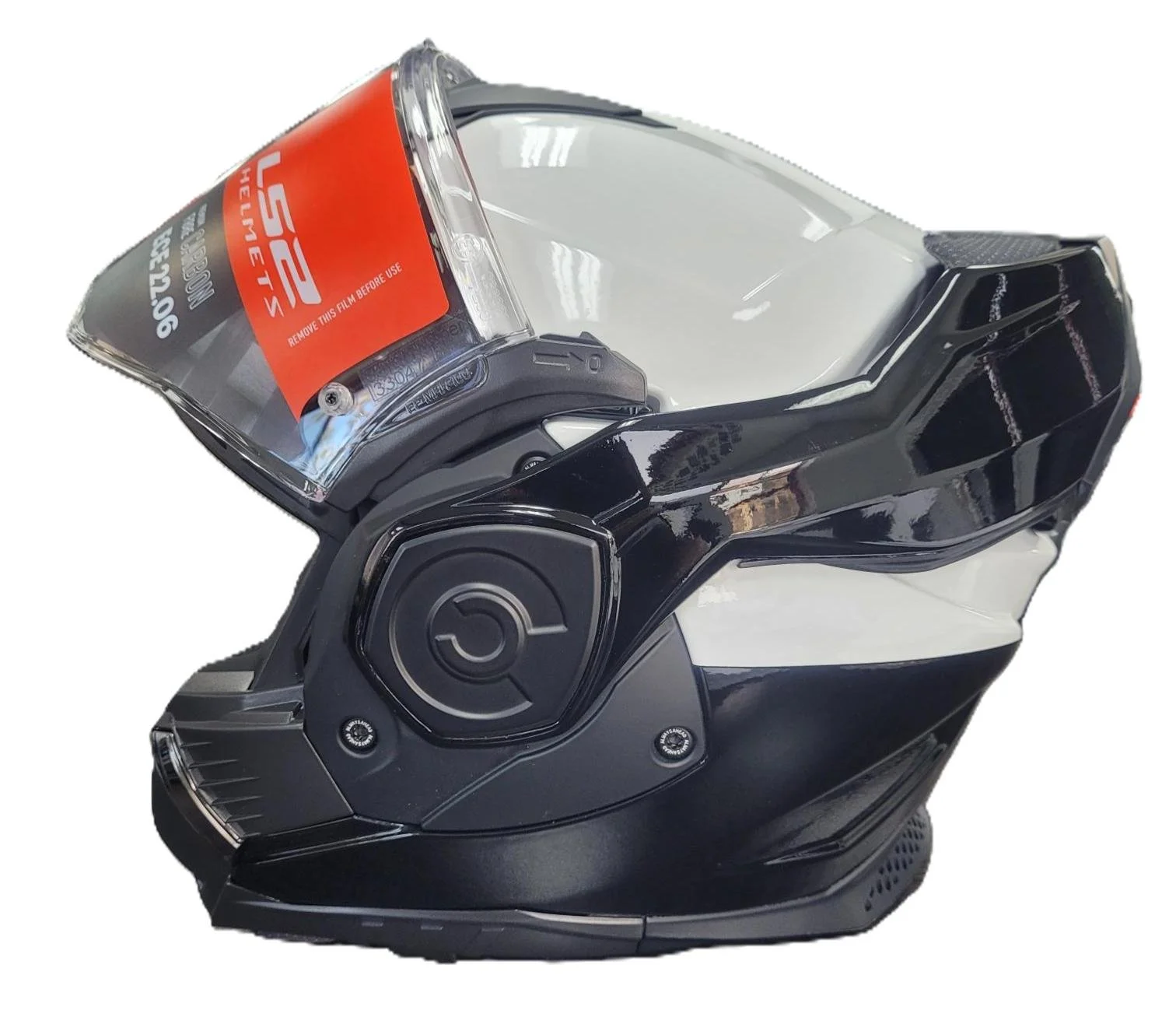 LS2 Carbon Police B-W 3.JPG