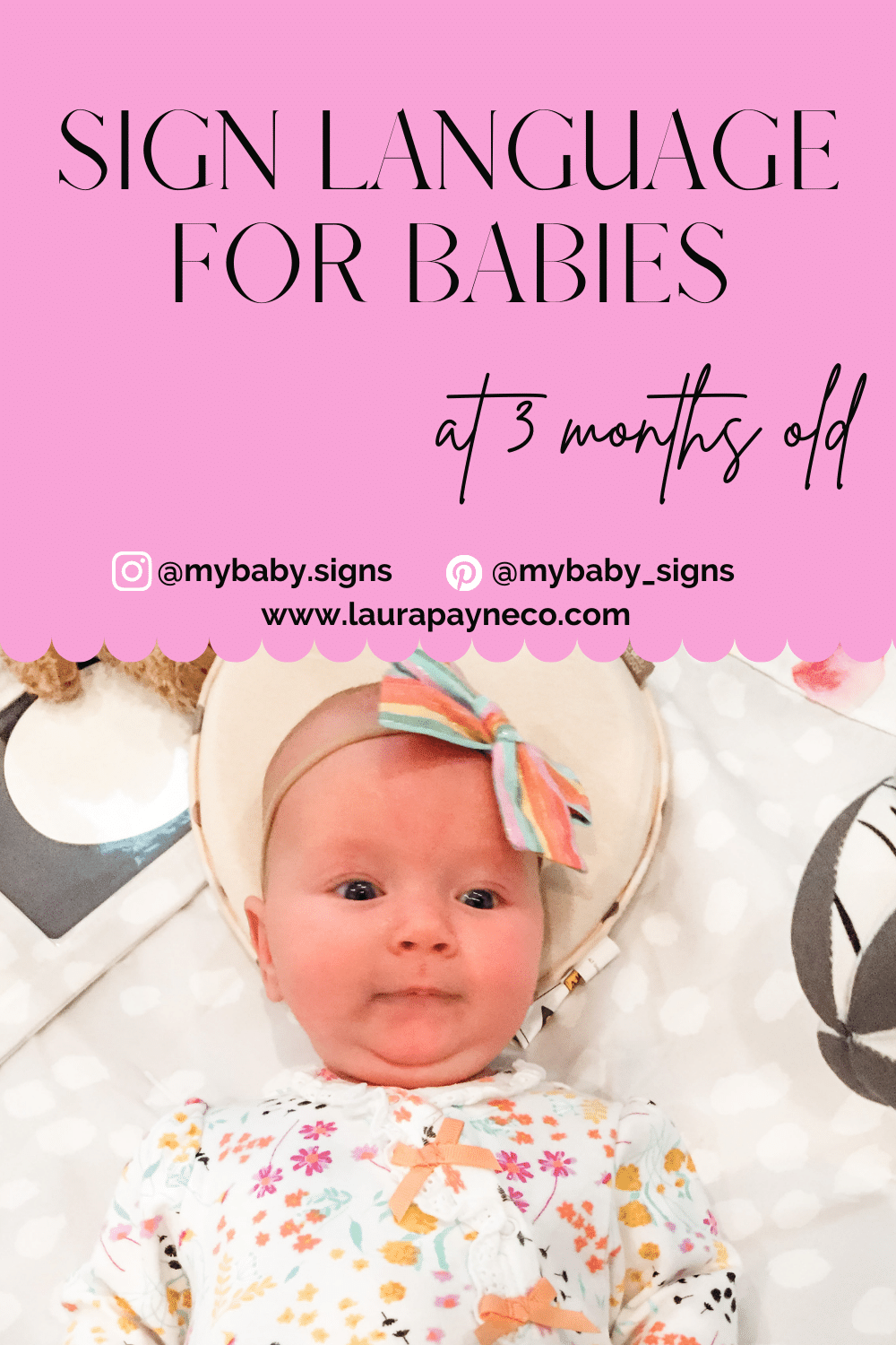 sign language for babies at three months old