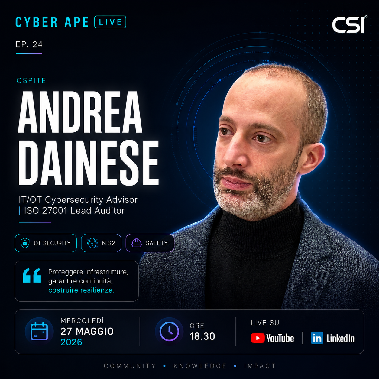 Cyber Ape #23 con Andrea Dainese