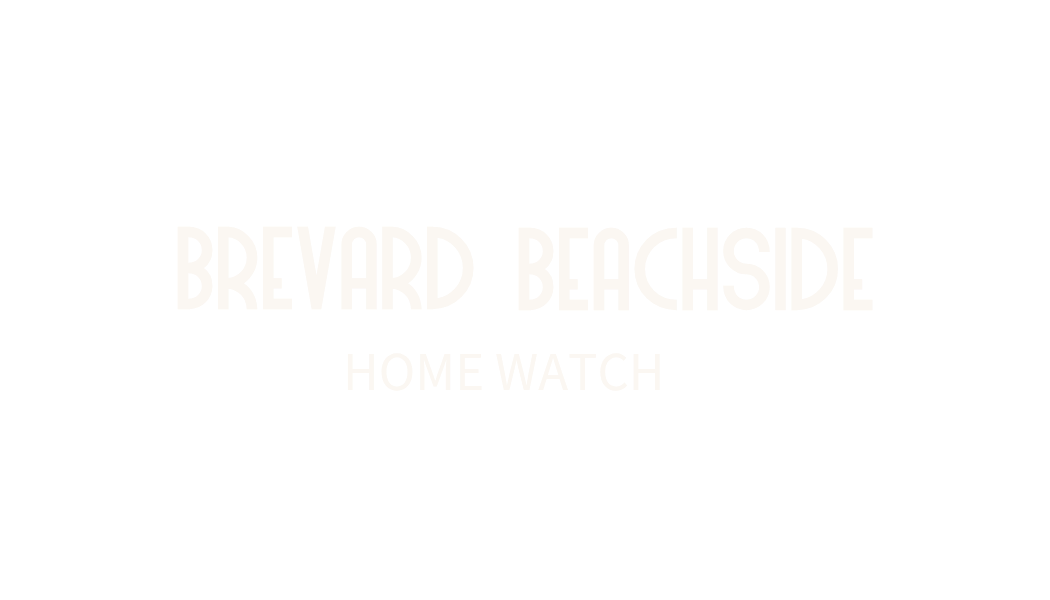 Brevard Beachside Home Watch Logo