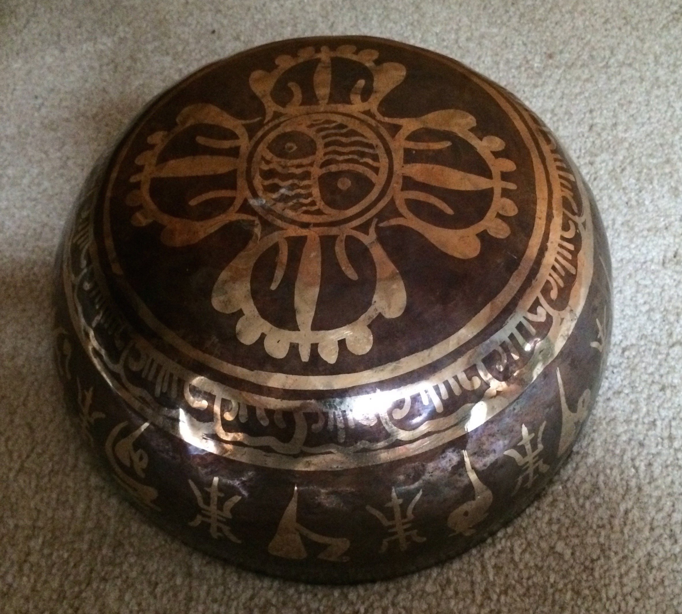 Mantra Singing Healing Bowl 10" C