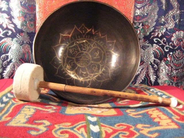 Old Tibetan Singing Healing Bowl 11.25" B