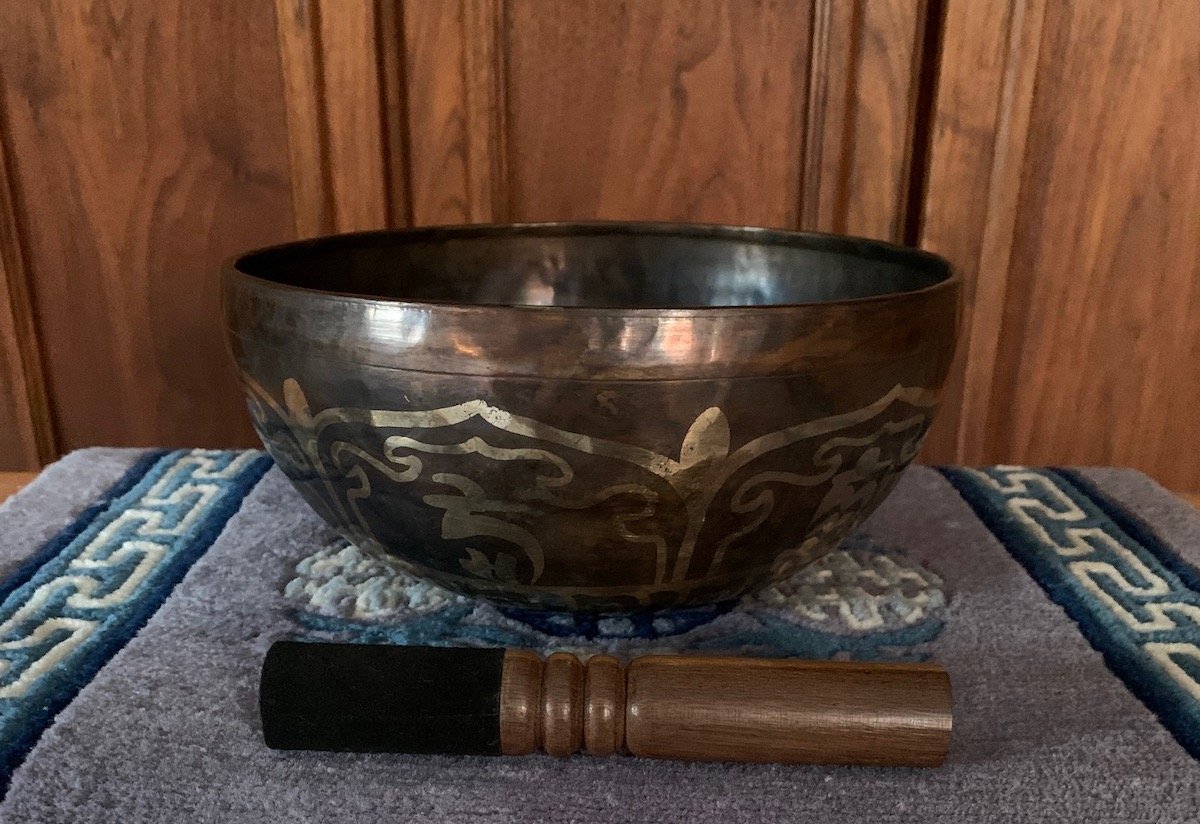 Mantra Singing Bowl 10” B