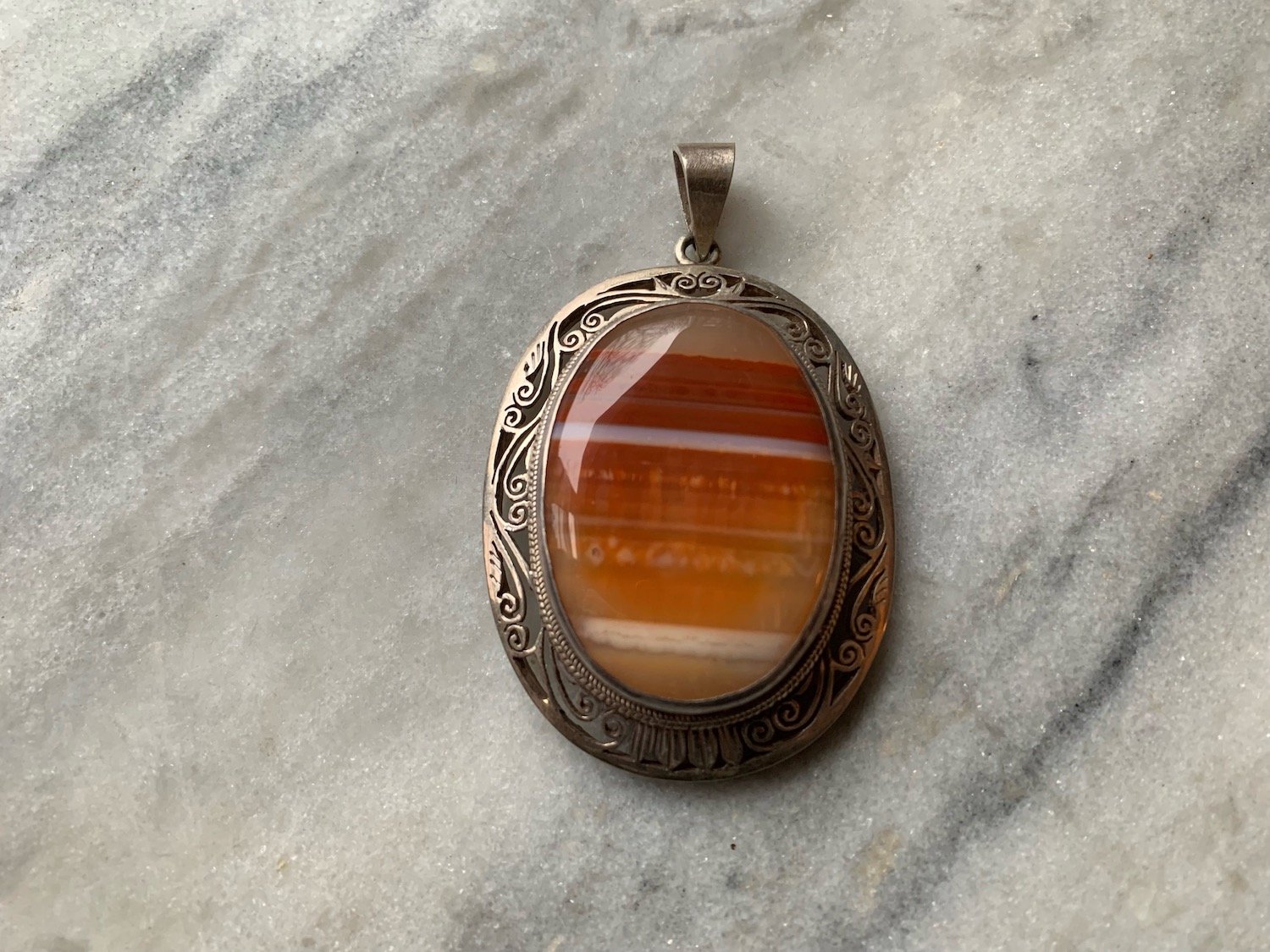 Natural Agate Pendant