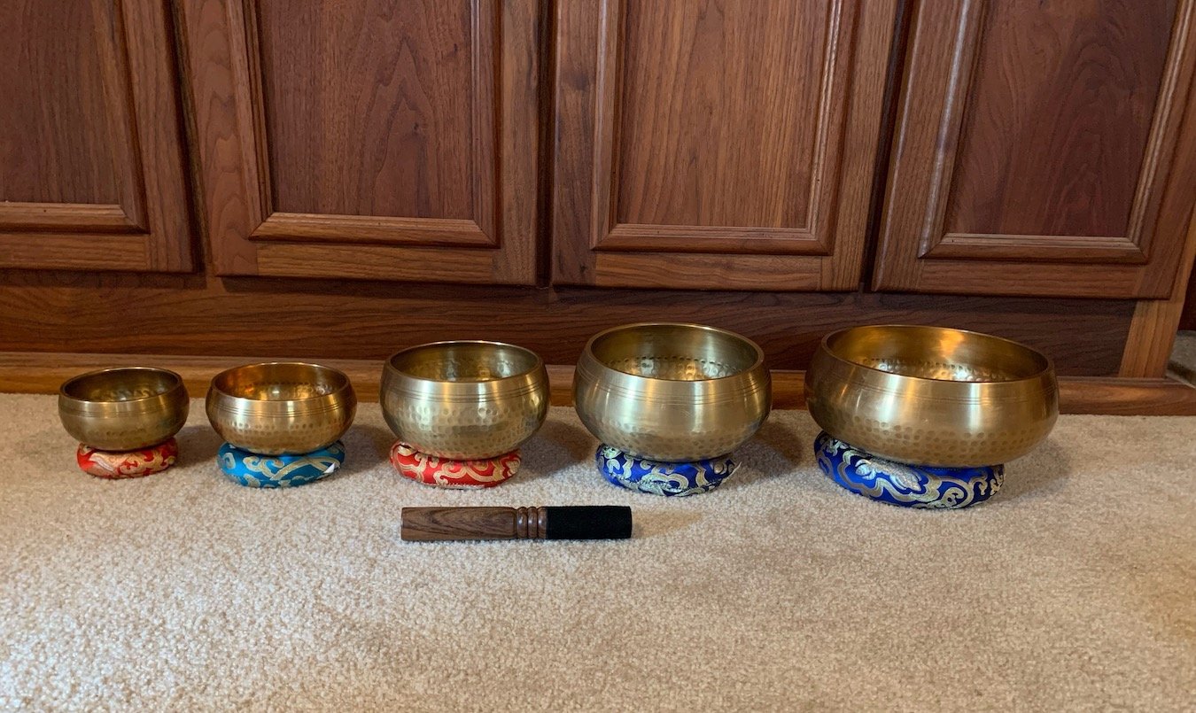 Harmonic Set #3 ❖ 5 Bowls 3.5"-8"