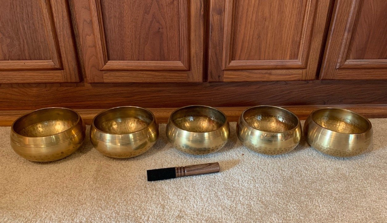 Harmonic Set #1 ❖ 5 Bowls 6.25"