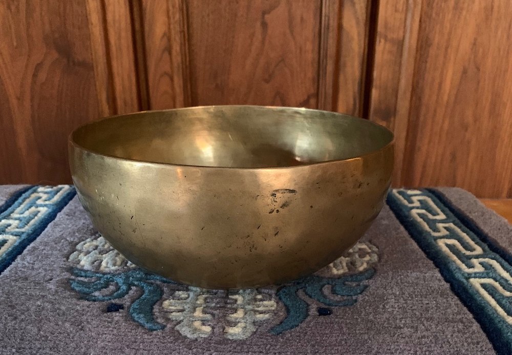 Old Singing Bowl 8.5" F