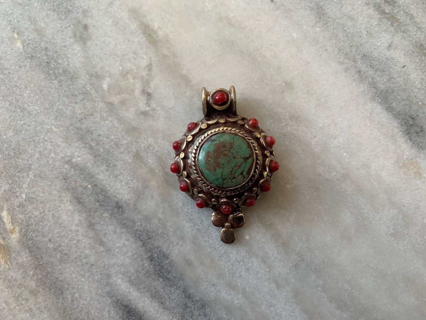 Tibetan Turquoise Pendant