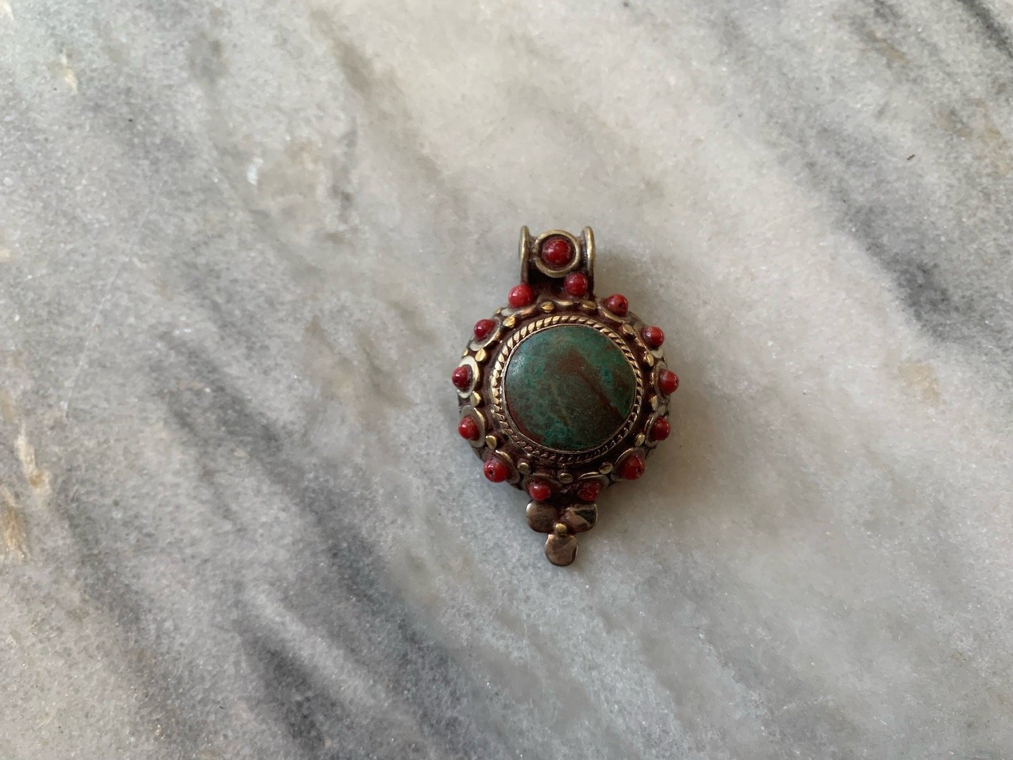 Tibetan Turquoise Pendant