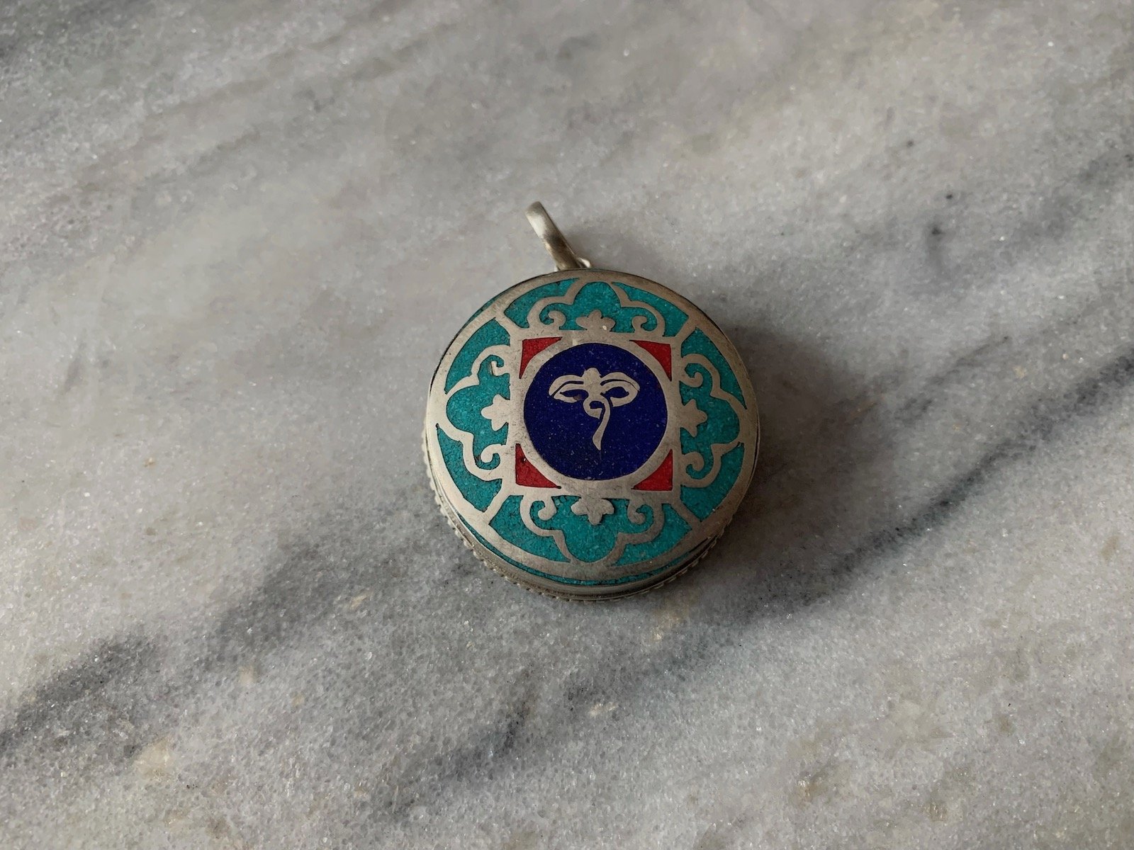 Seva Lapis, Turquoise & Coral Gau