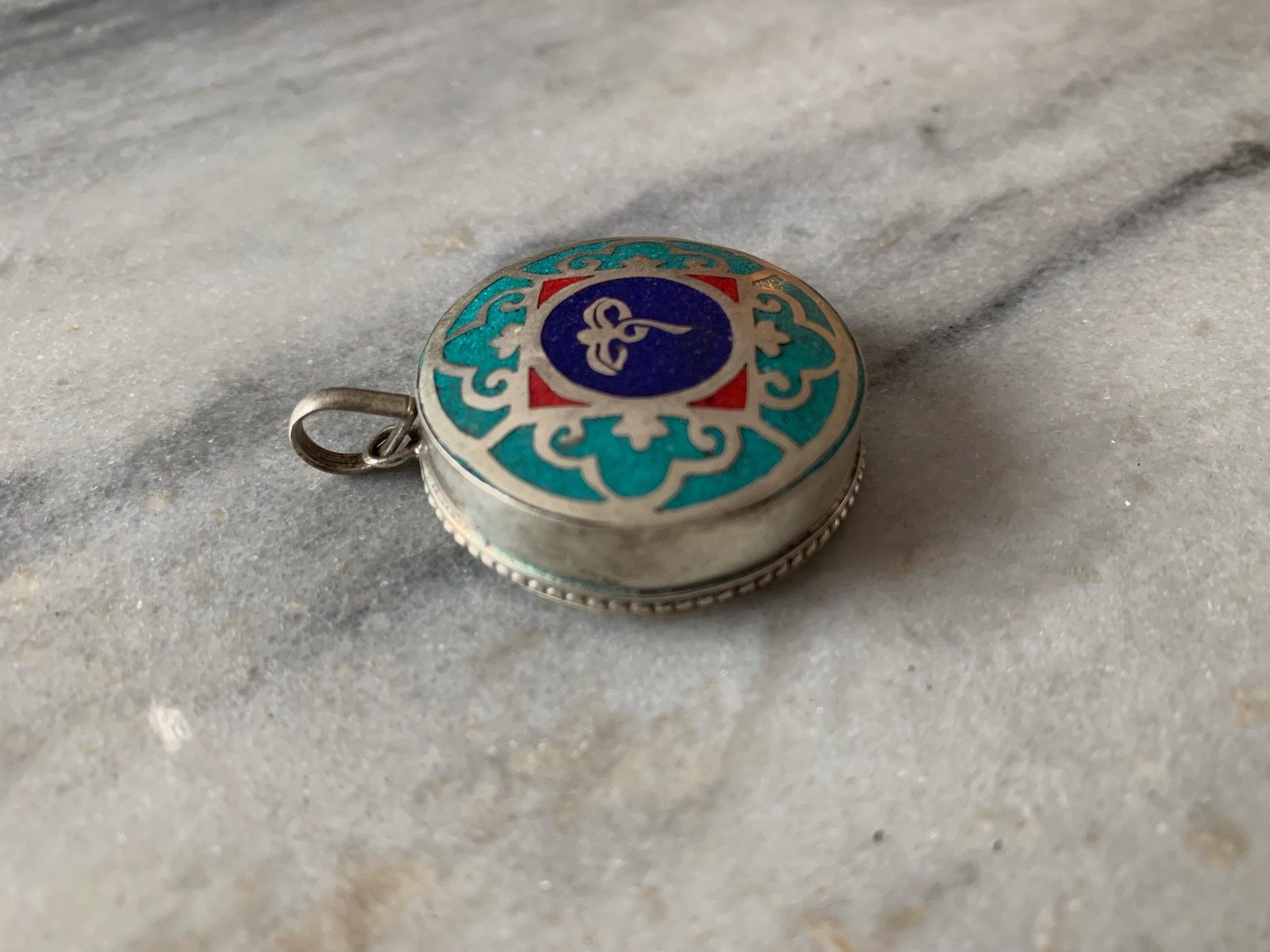 Seva Lapis, Turquoise & Coral Gau