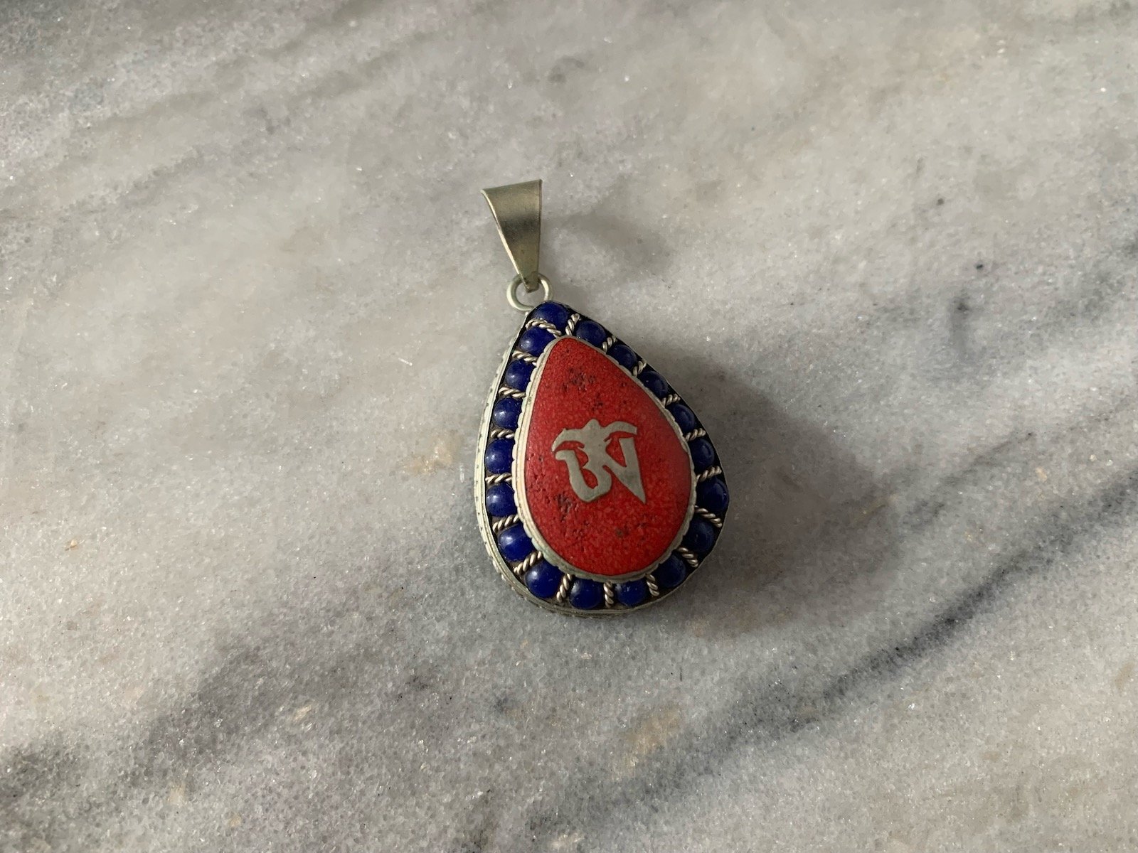 Tibetan Om Teardrop Gau