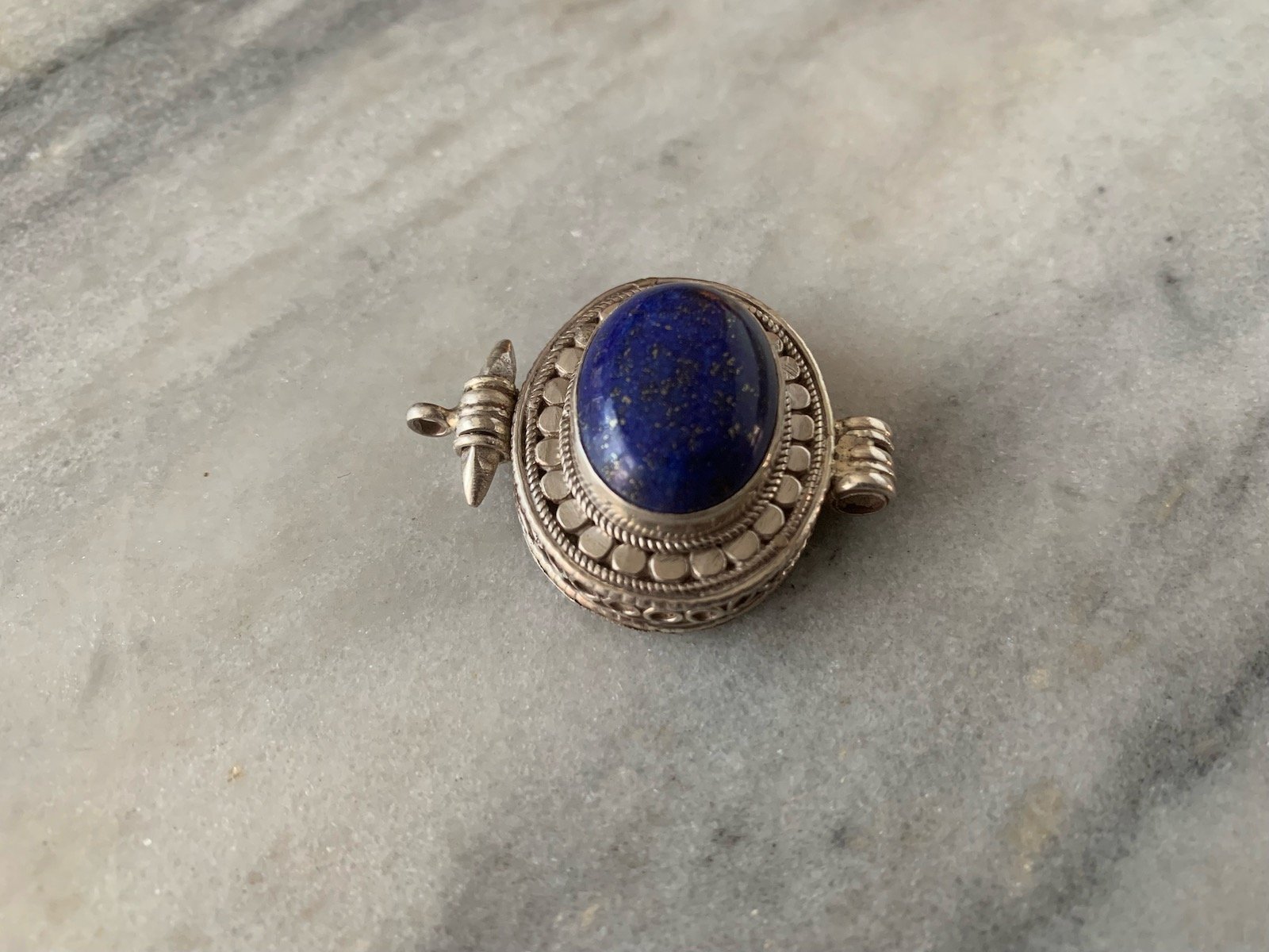 Sterling Silver Lapis Gau