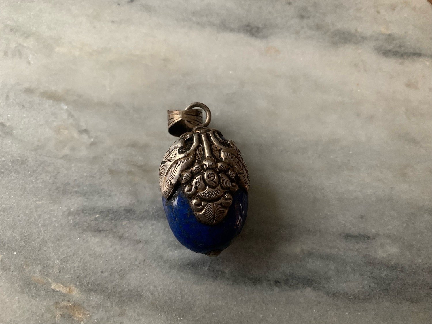 Large Lapis Lazuli Pendant