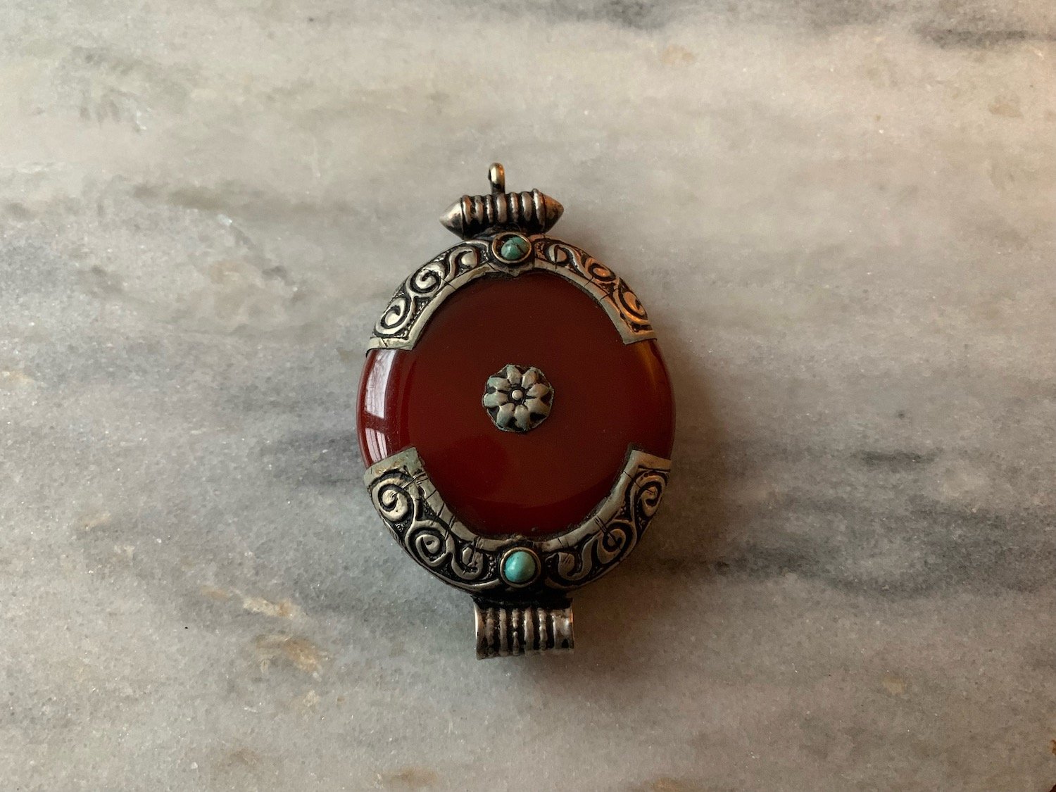 Red Agate Pendant