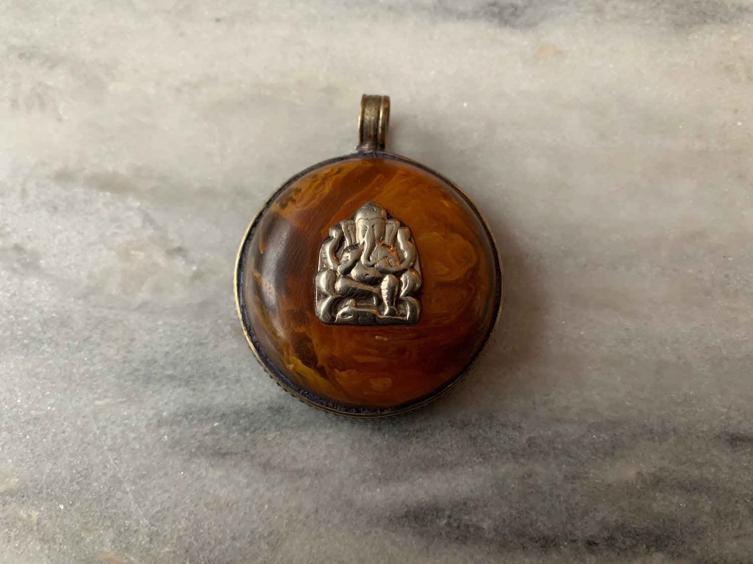 Copal Ganesh Pendant