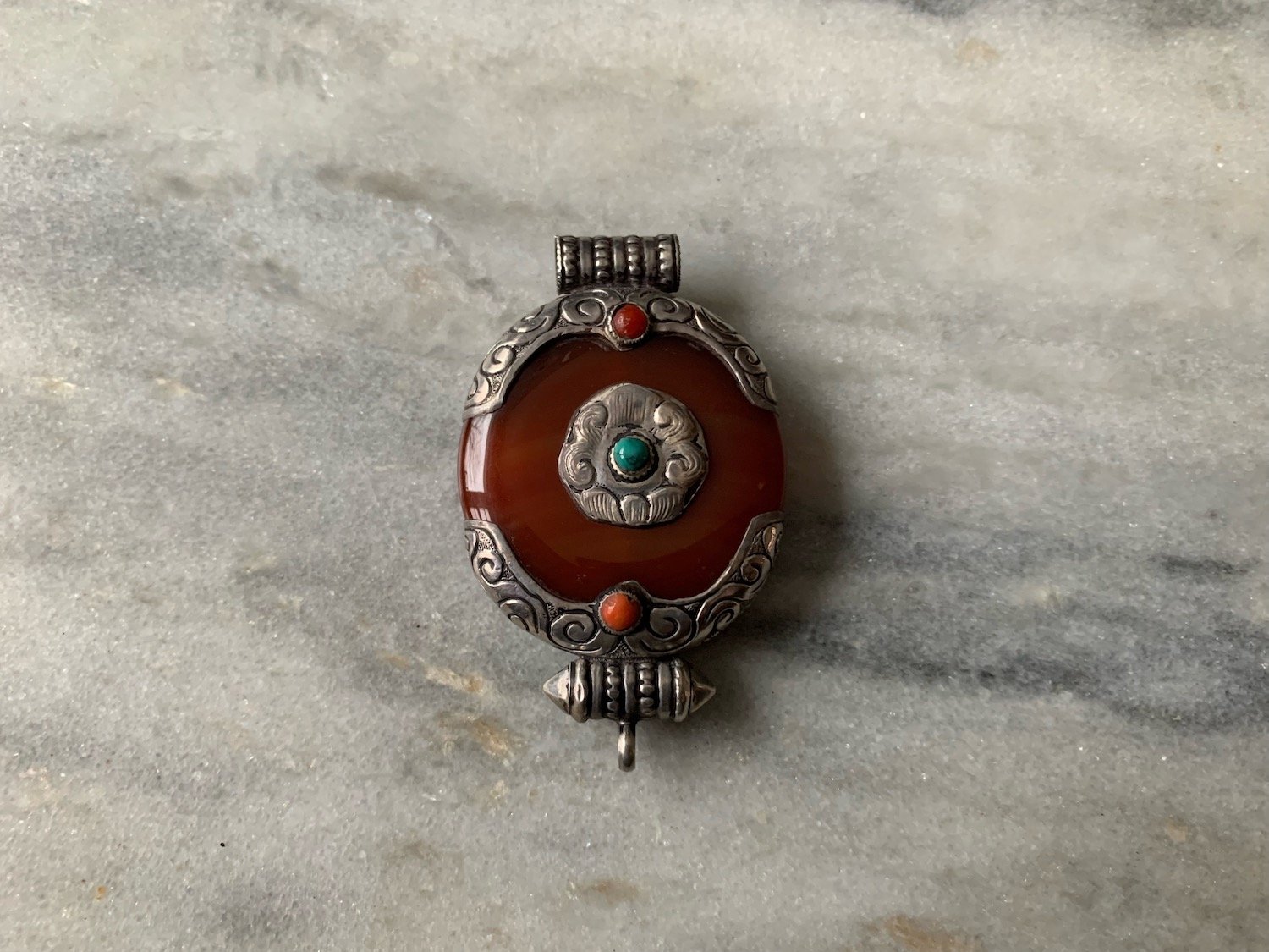 Red Agate Pendant