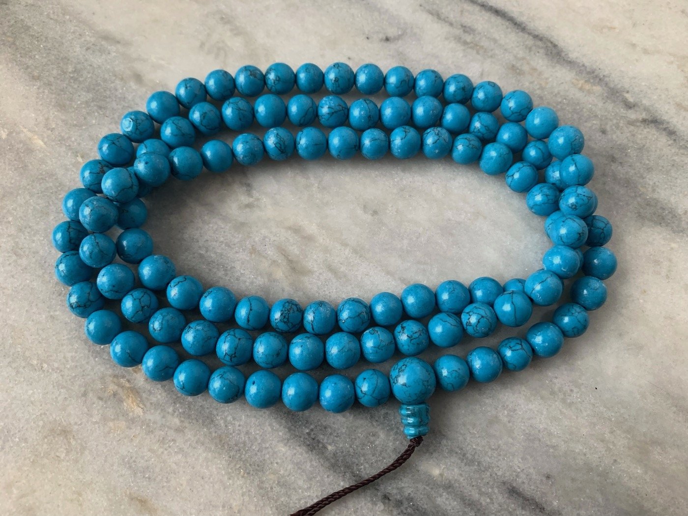 Minimalist Turquoise Mala