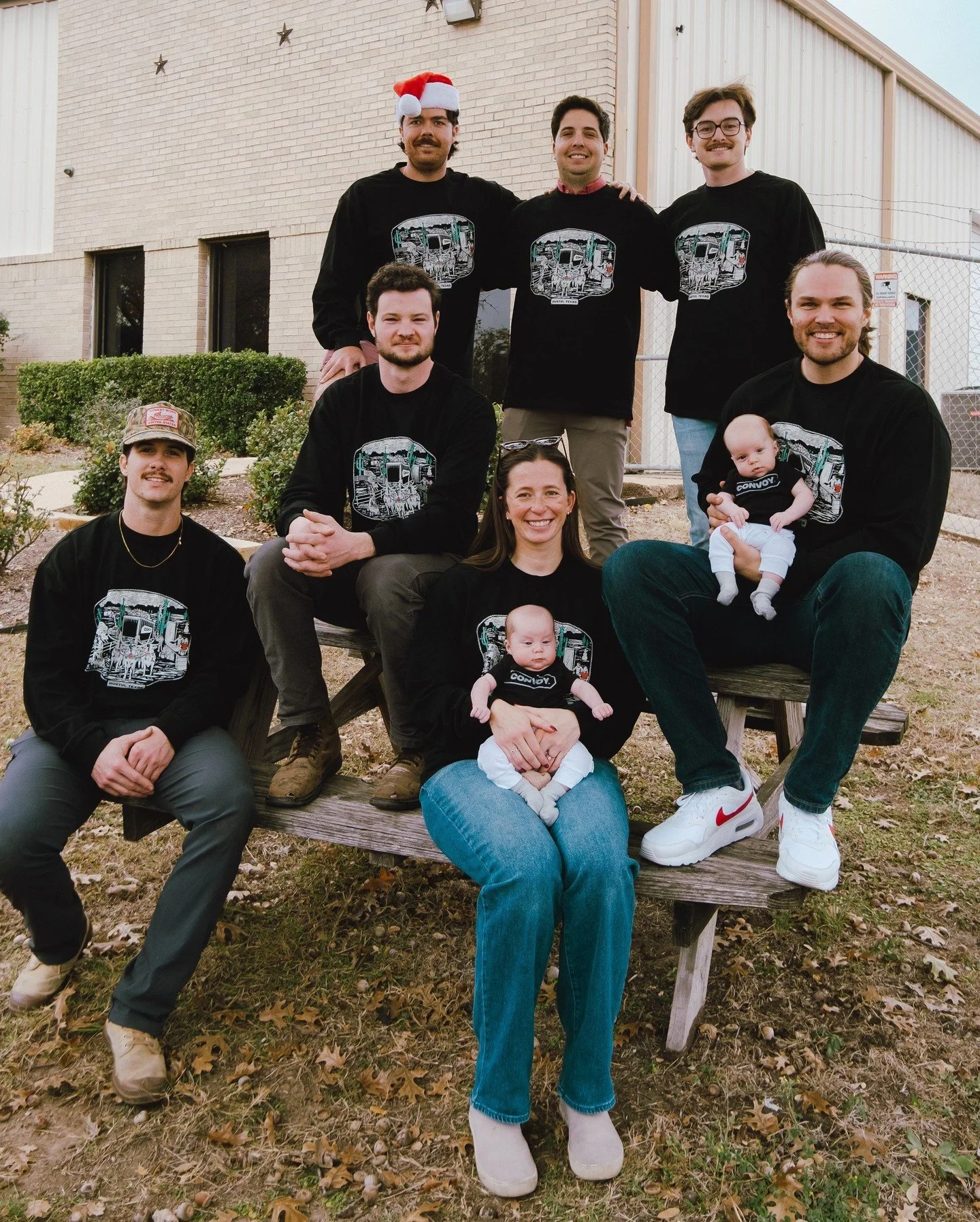 Happy Holidays from the crew at Convoy! ⁠
⁠
Spreading some Texas Christmas Cheer with our latest shirt design 🎅🏻🧑🏻&zwj;🎄 🎄