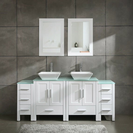 Bathroom Vanity With Vessel Sink Set, Vessel Sink Vanity Set