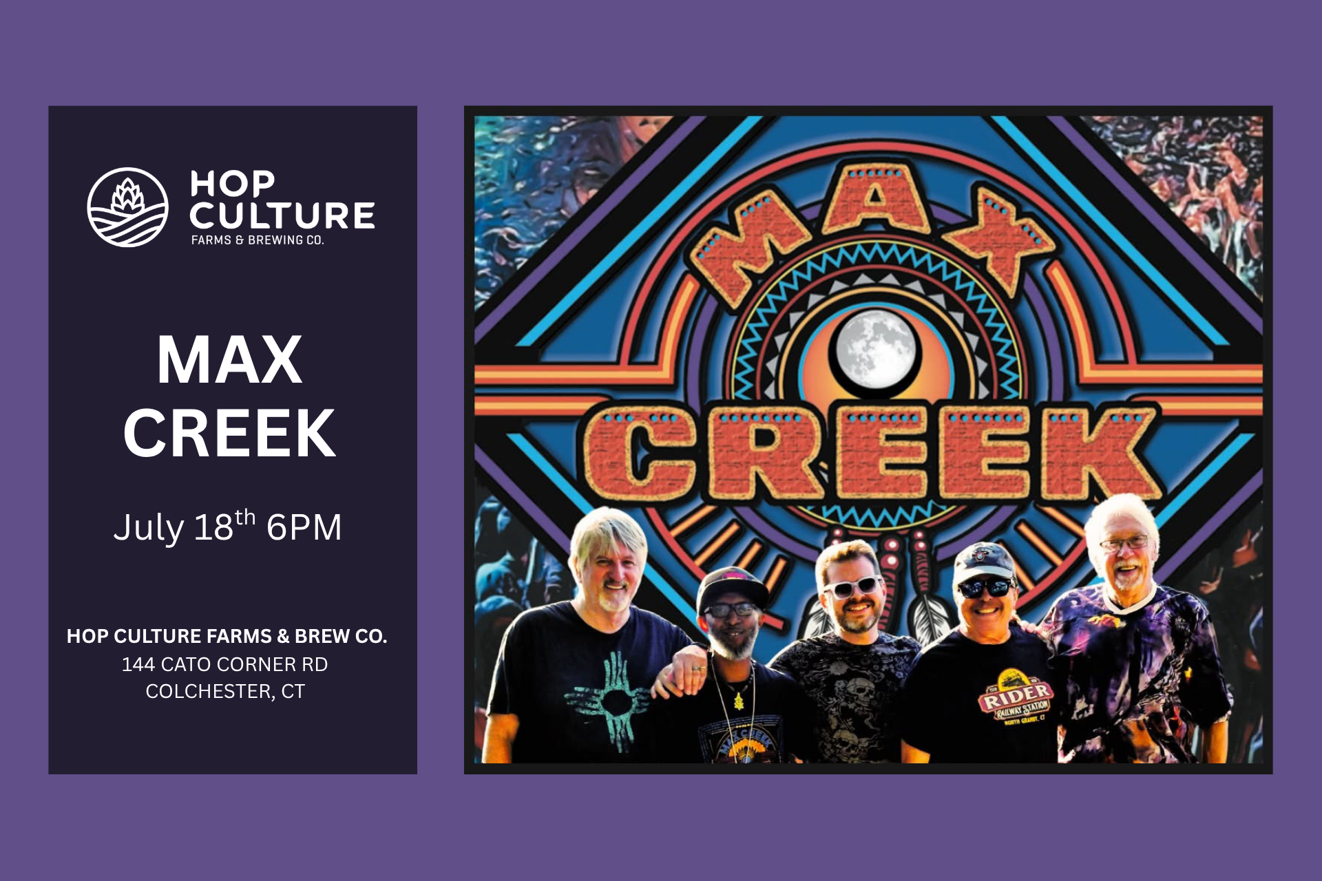 Max Creek at Hop Culture!