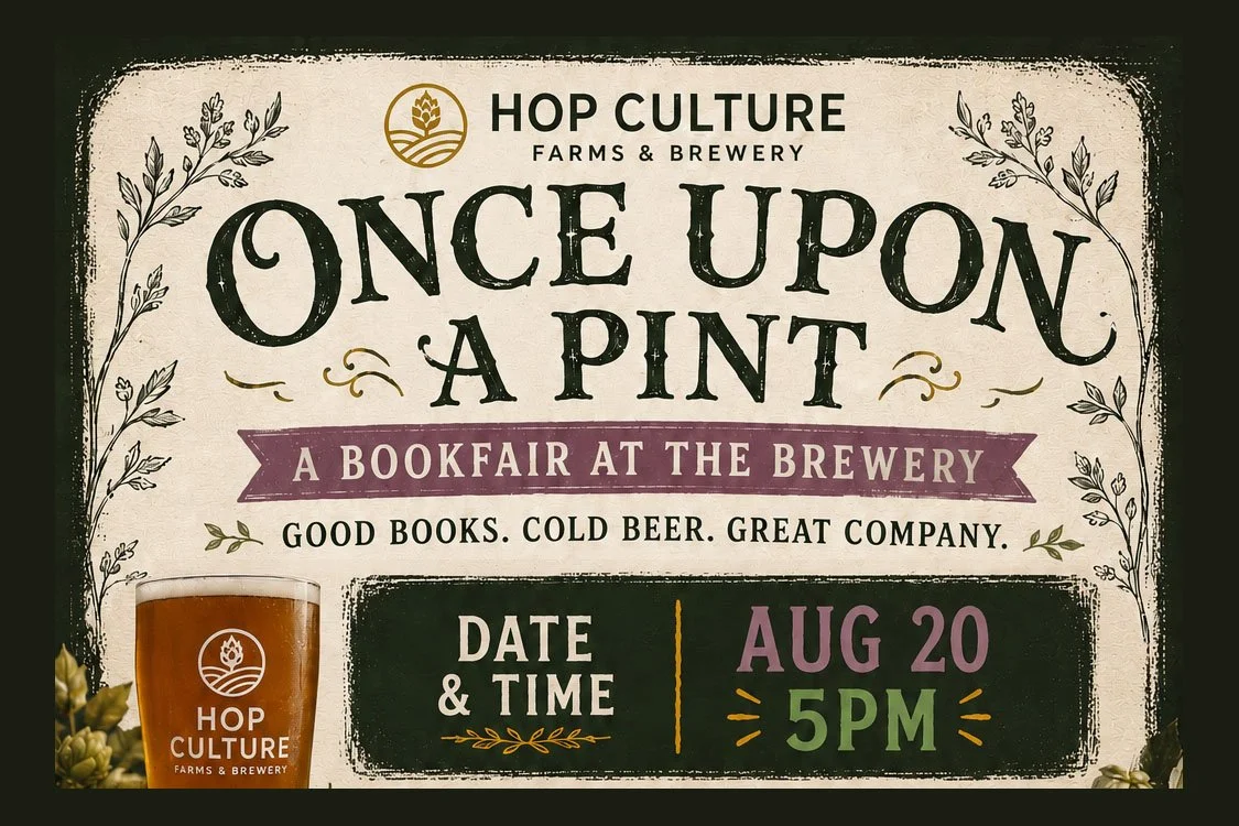 One Upon a Pint - A Bookfair at the brewery