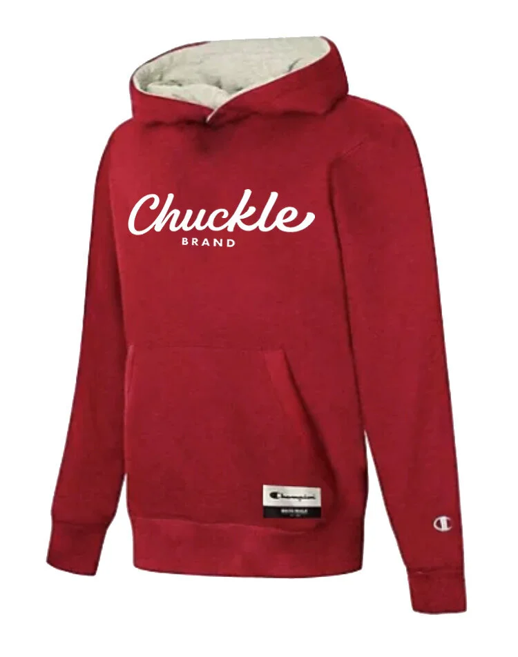 Red Chuckle Brand Fleece Pullover