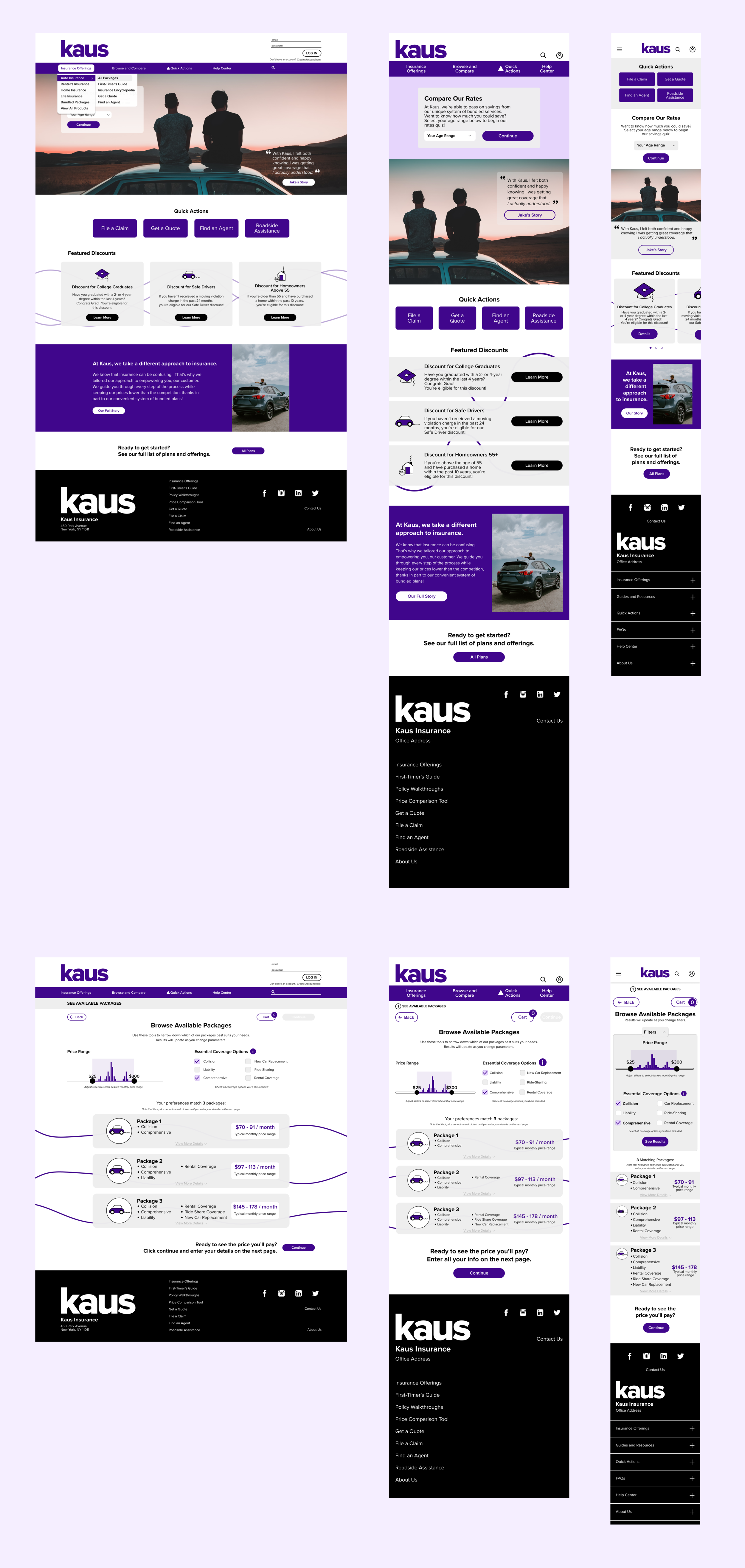 Kaus Insurance — Matt Tomko Design