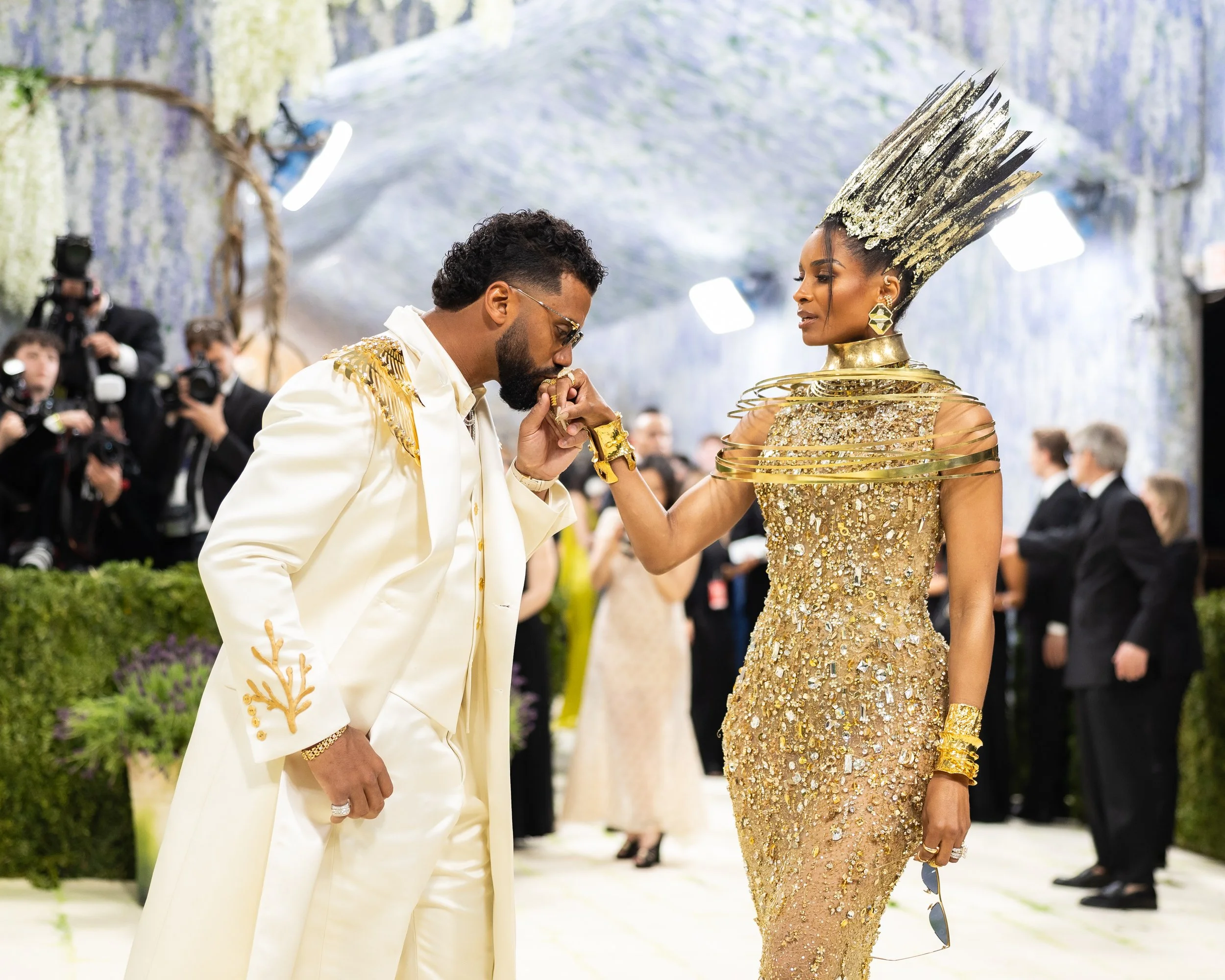Russell Wilson and Ciara