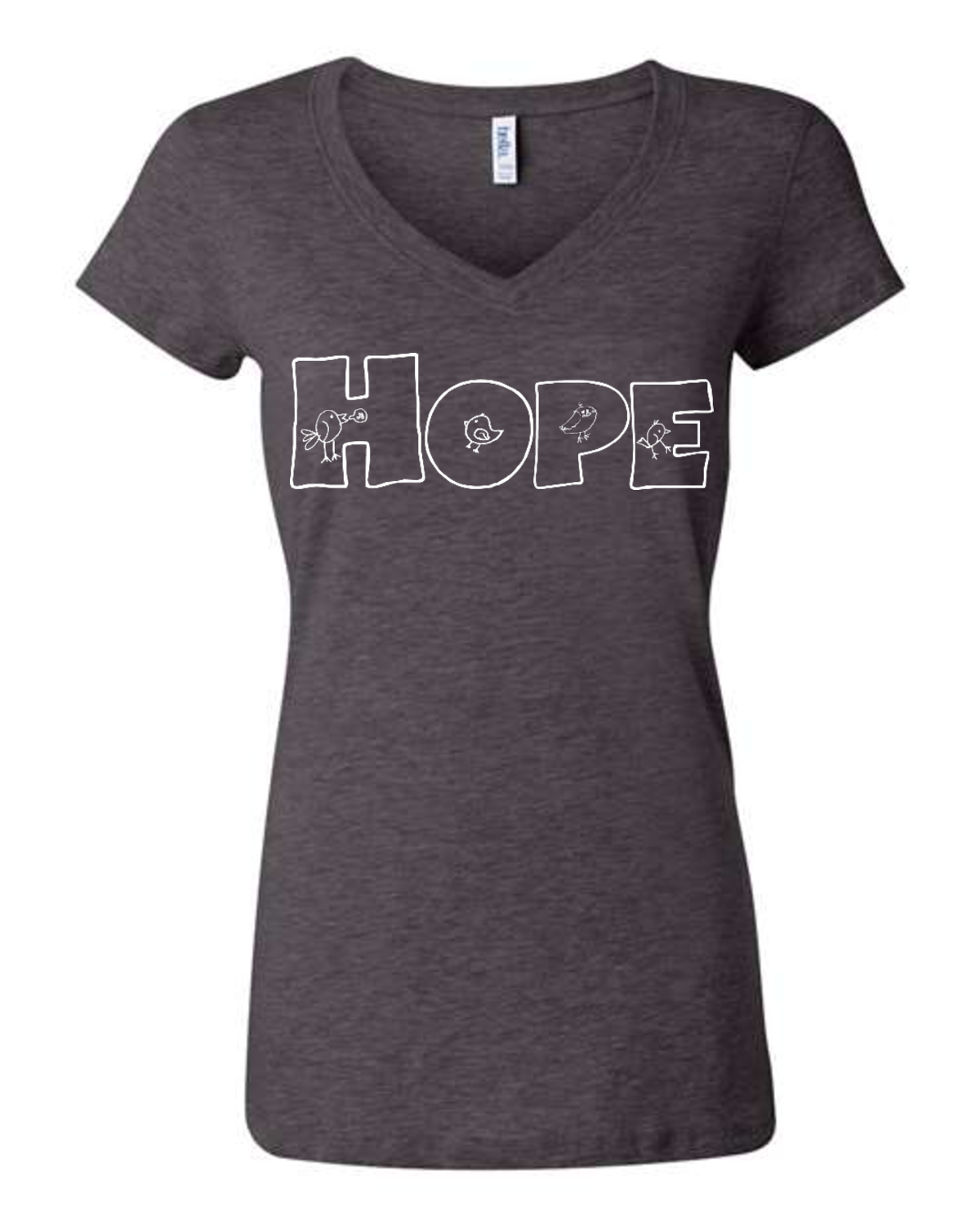 Hope Women's V-Neck Fitted T-Shirt