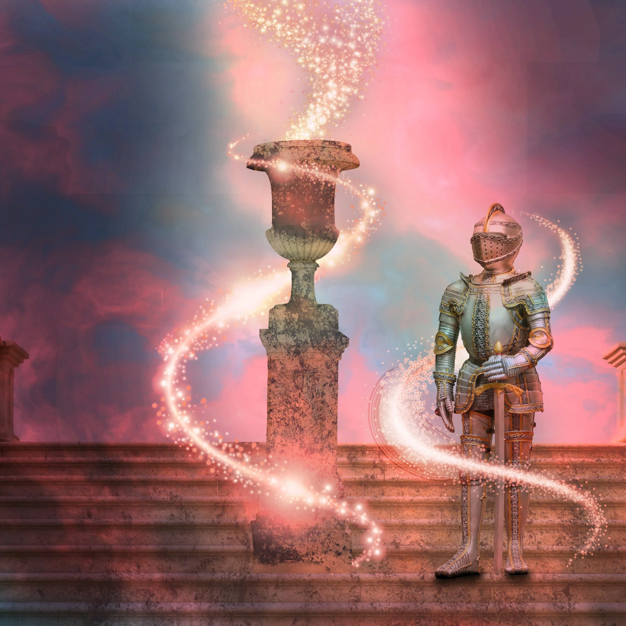 Enchanted Knight & Urn