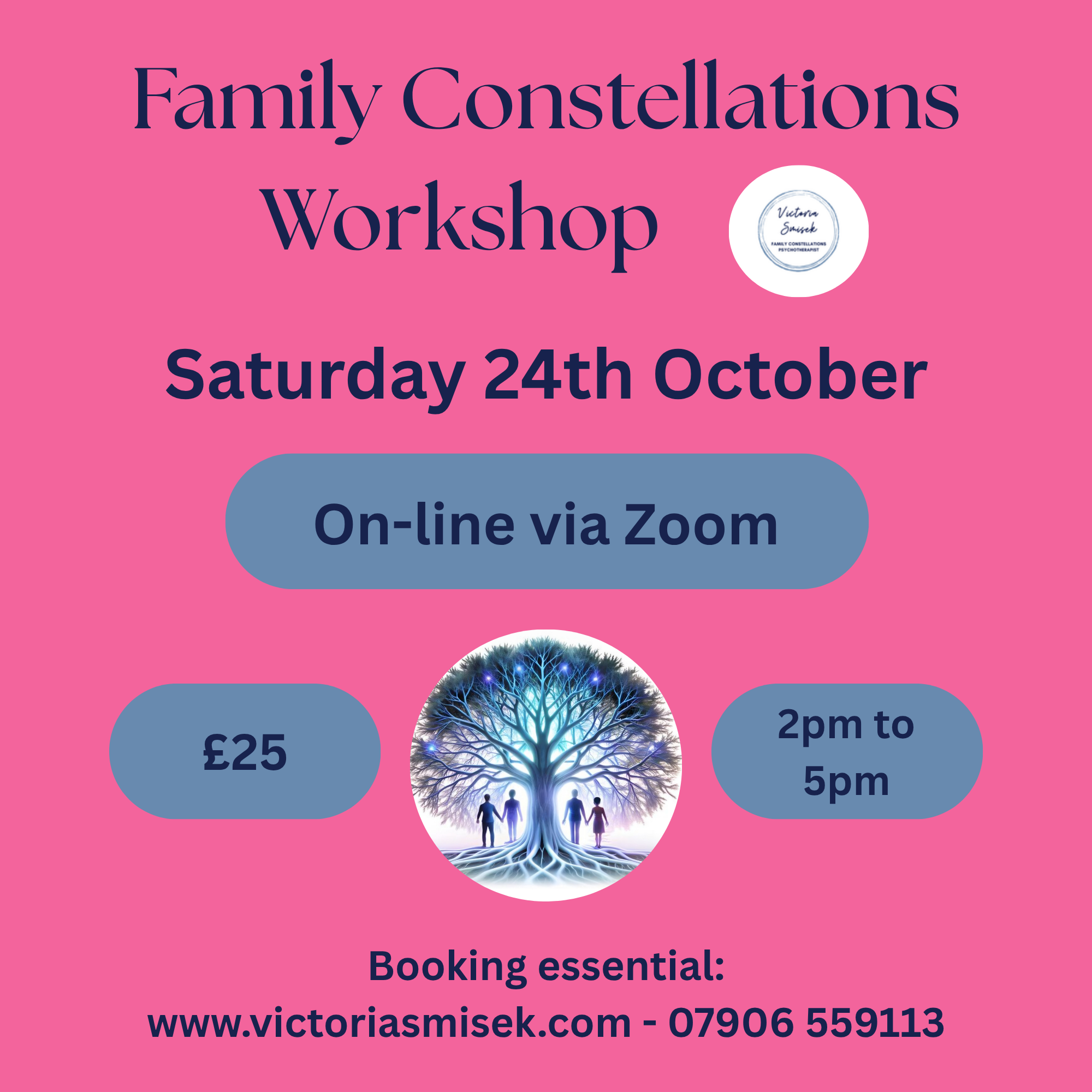 Family Constellations Workshop - 24/10/26 - On-line