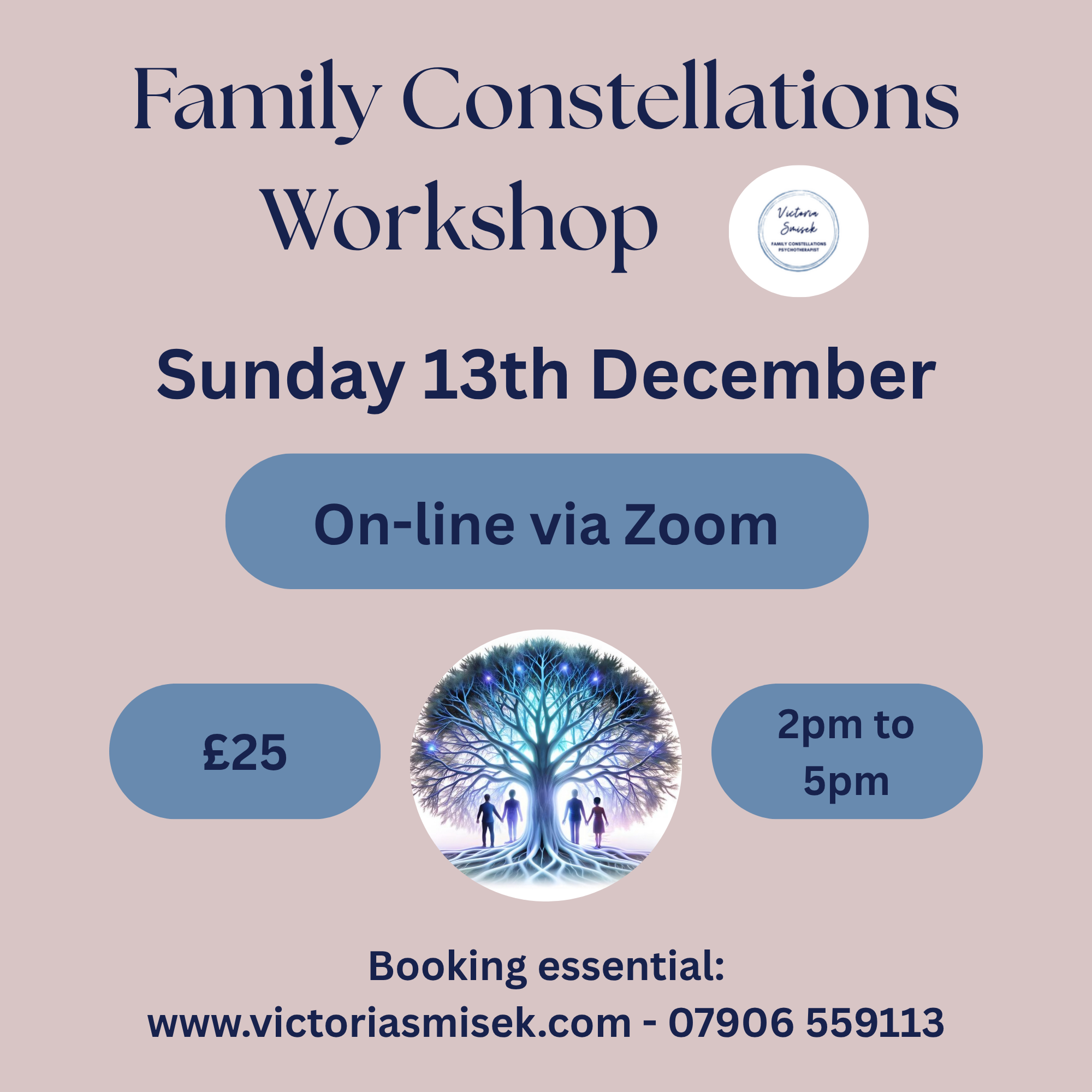 Family Constellations Workshop - 13/12/26 - On-line
