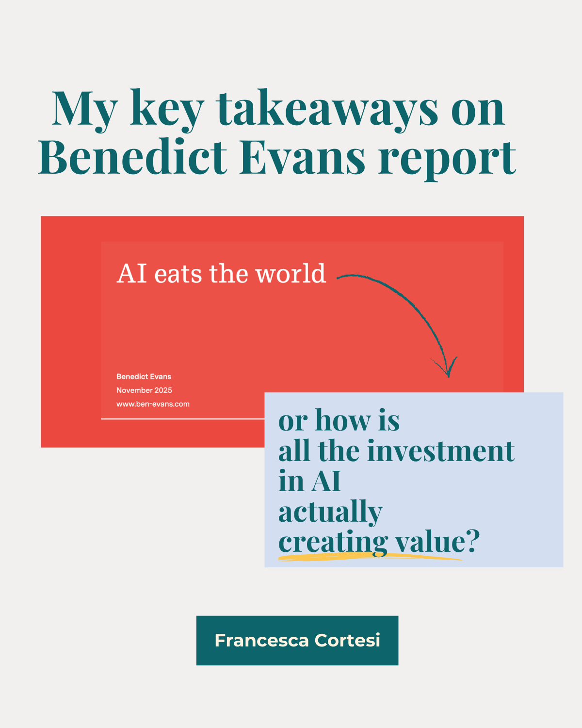 AI is eating the world, but where is the value created?