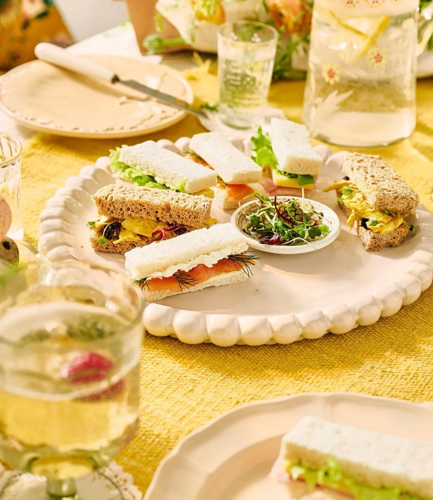 Easter bank hol&rsquo;s in sight 🐣 why not opt for an Easter afternoon tea, rather than the traditional lunch? 🥂 🥪🍰

Last one from a fun wee shoot with @oliviaaxson + @veritymaughanphoto 🐰