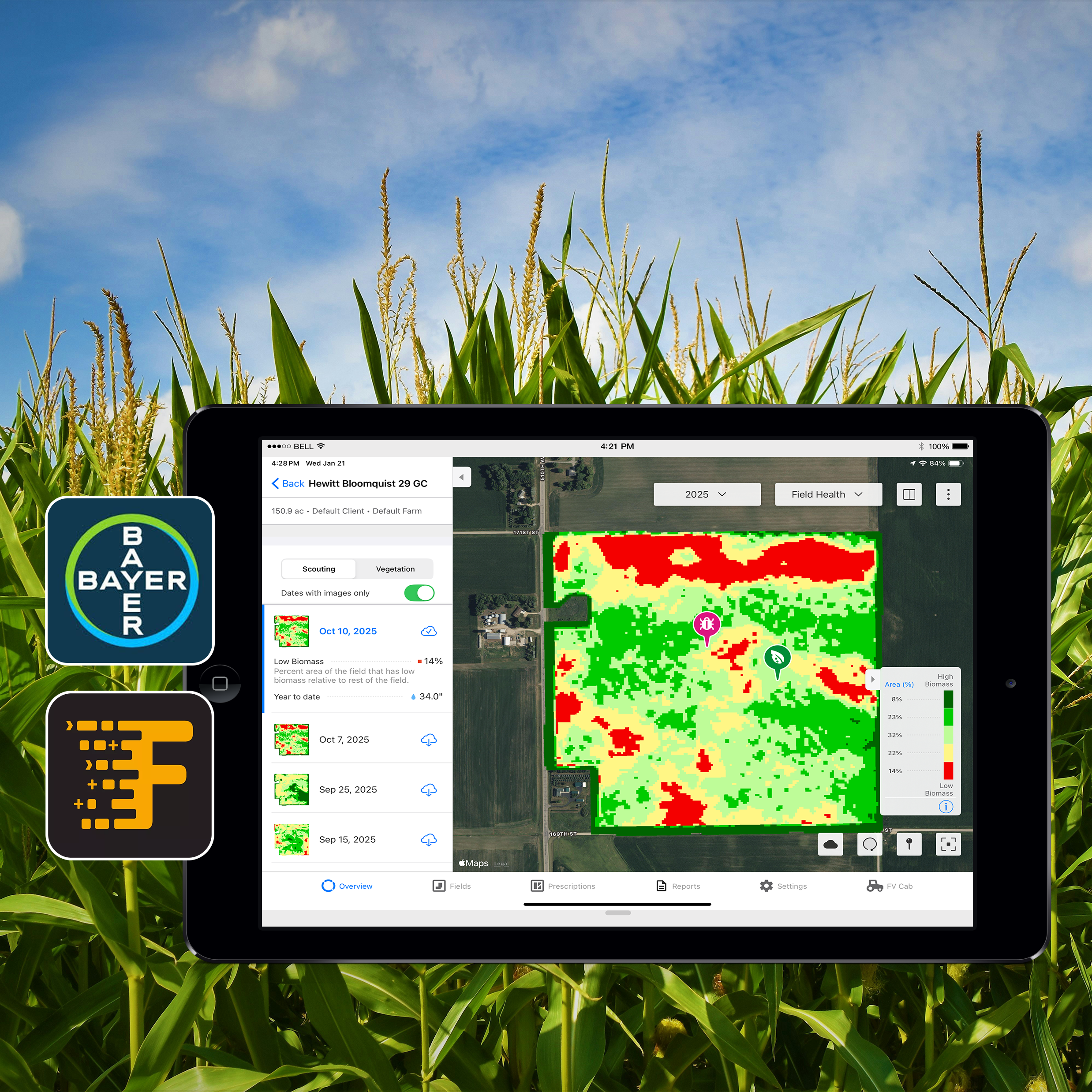 UX, Product Design - Bayer FieldView