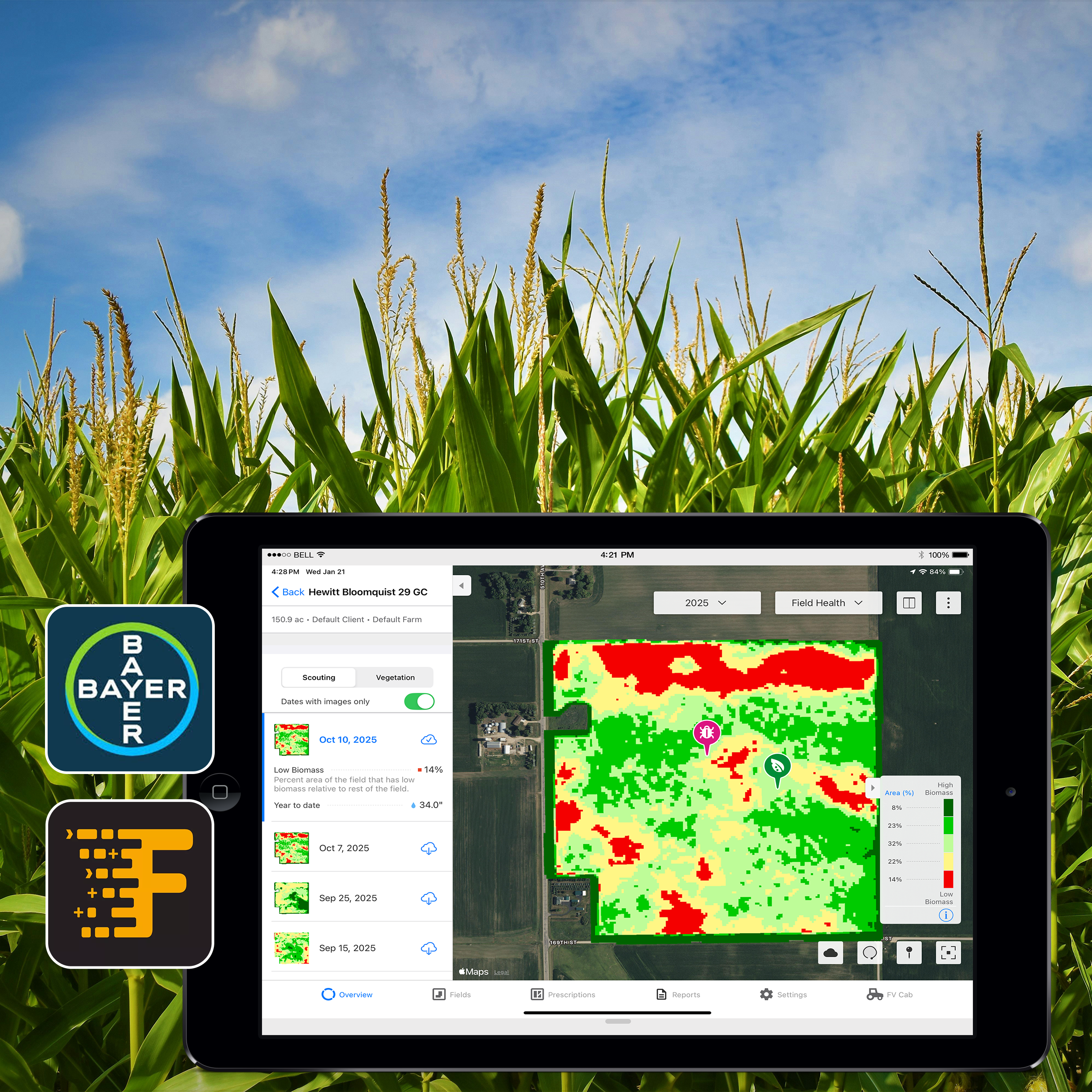 UX, Product Design - Bayer FieldView App