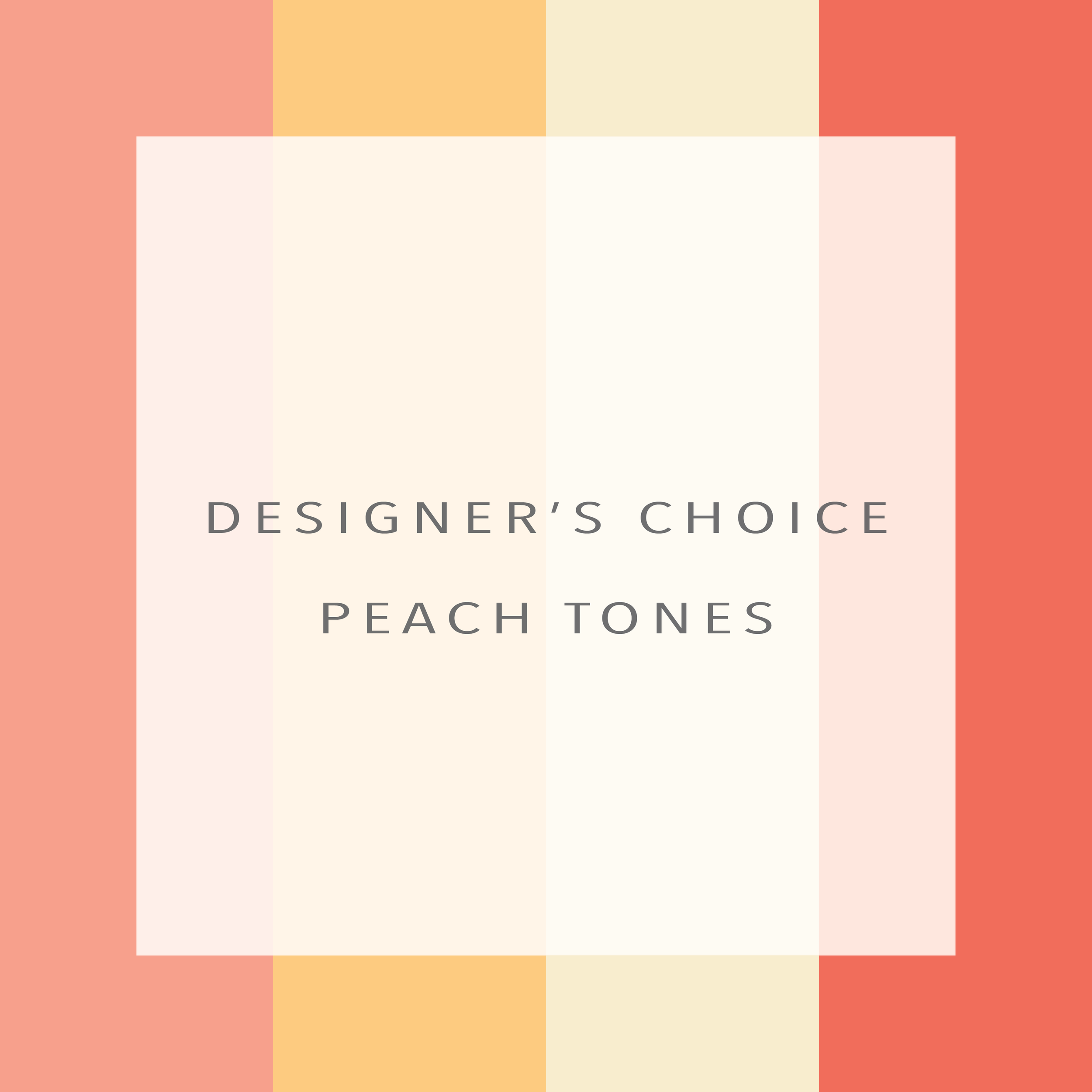 Designer's Choice Peach Tones