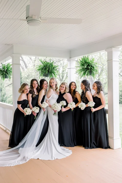 black bridesmaid wedding dresses Mismatched Black Mermaid Sweetheart Cheap Long Custom Bridesmaid Dresses ,  MRB0080 main image 1